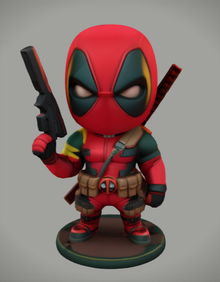 Miniatura 2 do modelo 3D Mini Deadpool