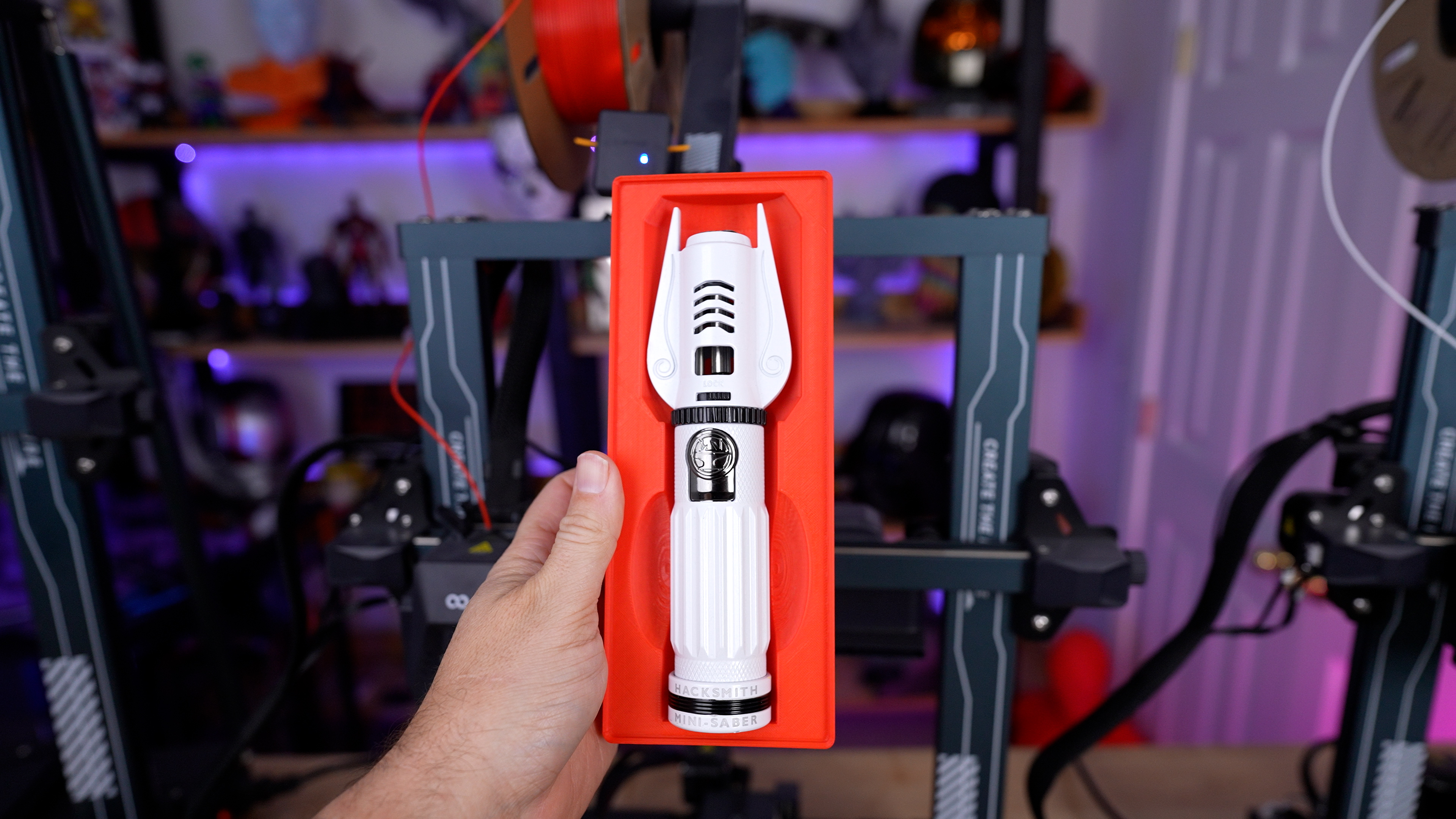 Hacksmith Mini Saber Gridfinity Holder