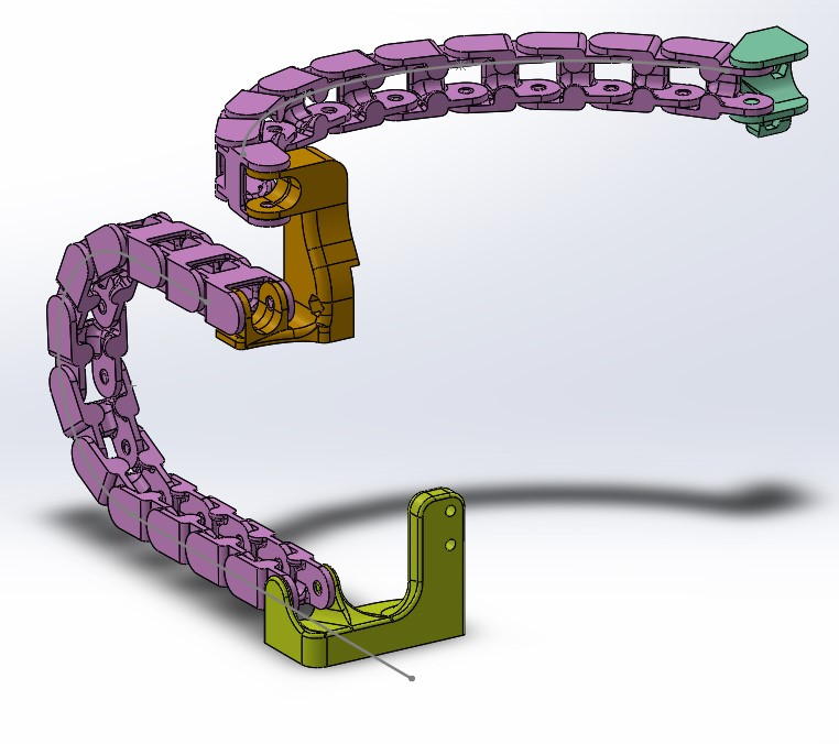 Longer Ray5 Laser engraver Drag Chain