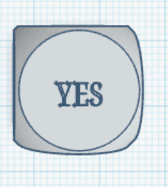 Miniatura 3 do modelo 3D yes or no dice