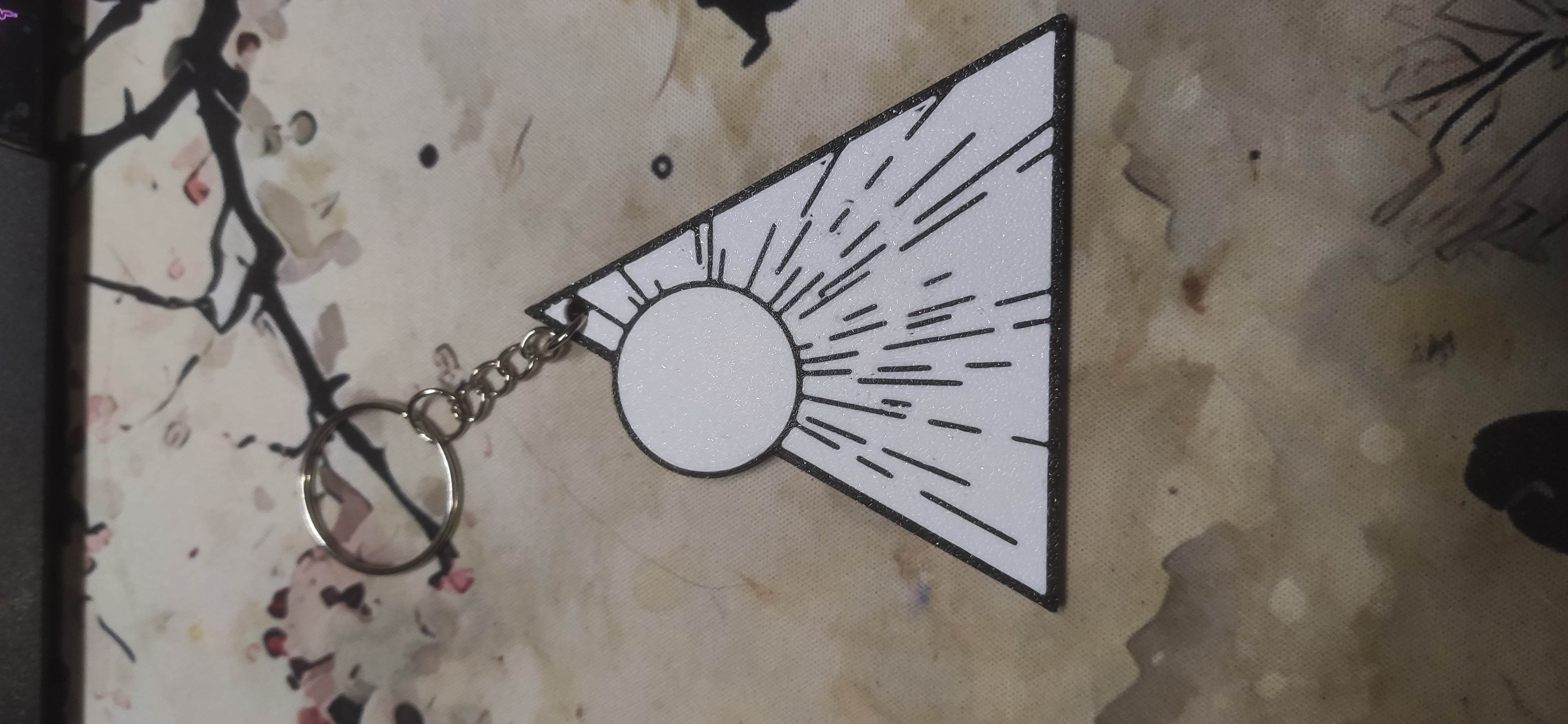 Minimal Keychain Sun
