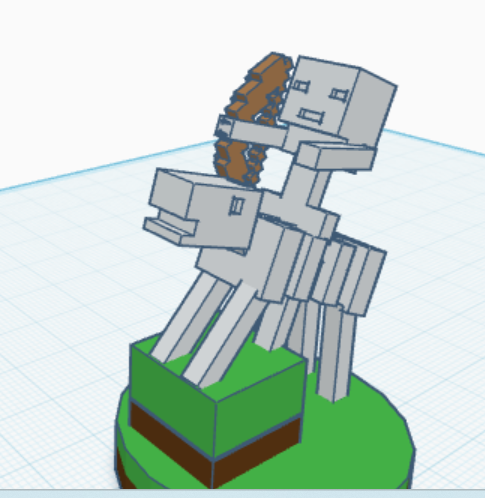 Miniatura 5 do modelo 3D Minecraft Chess