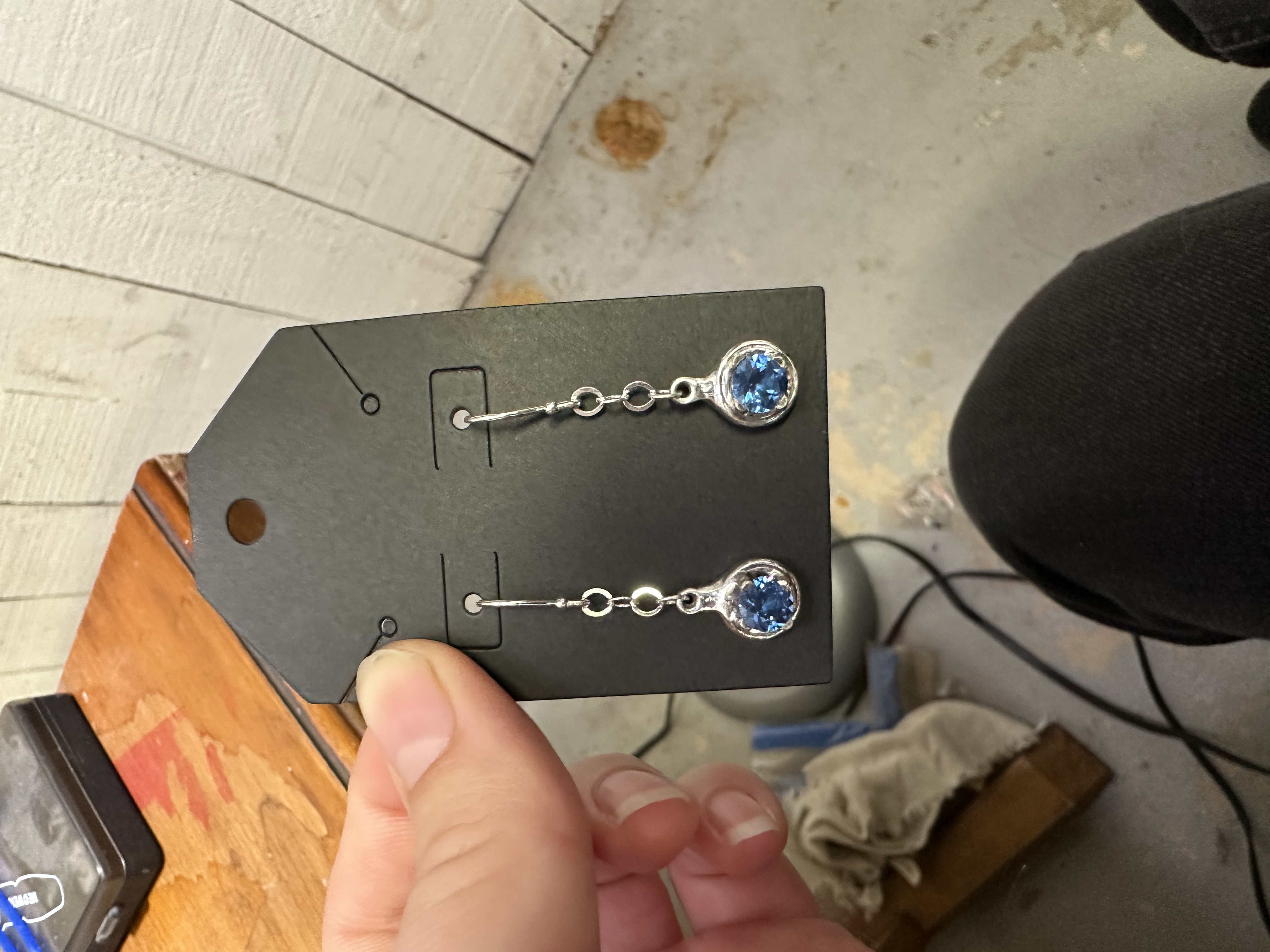 dangling earrings