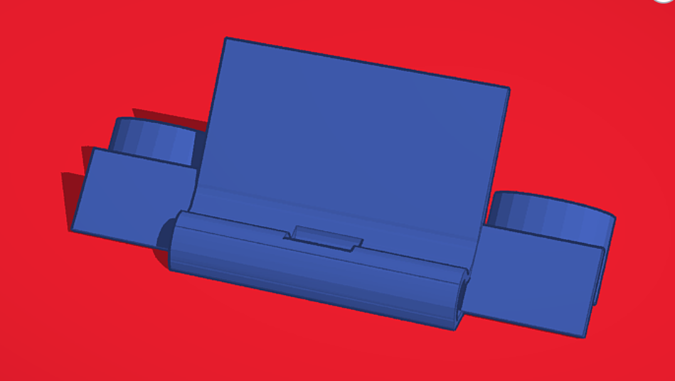 Phone holder/phone stand with side clamps