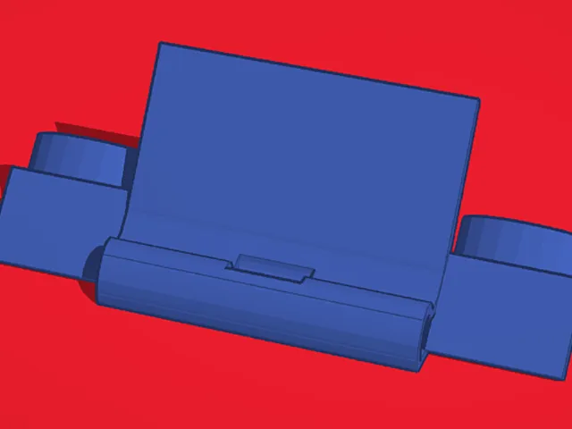 Phone holder/phone stand with side clamps