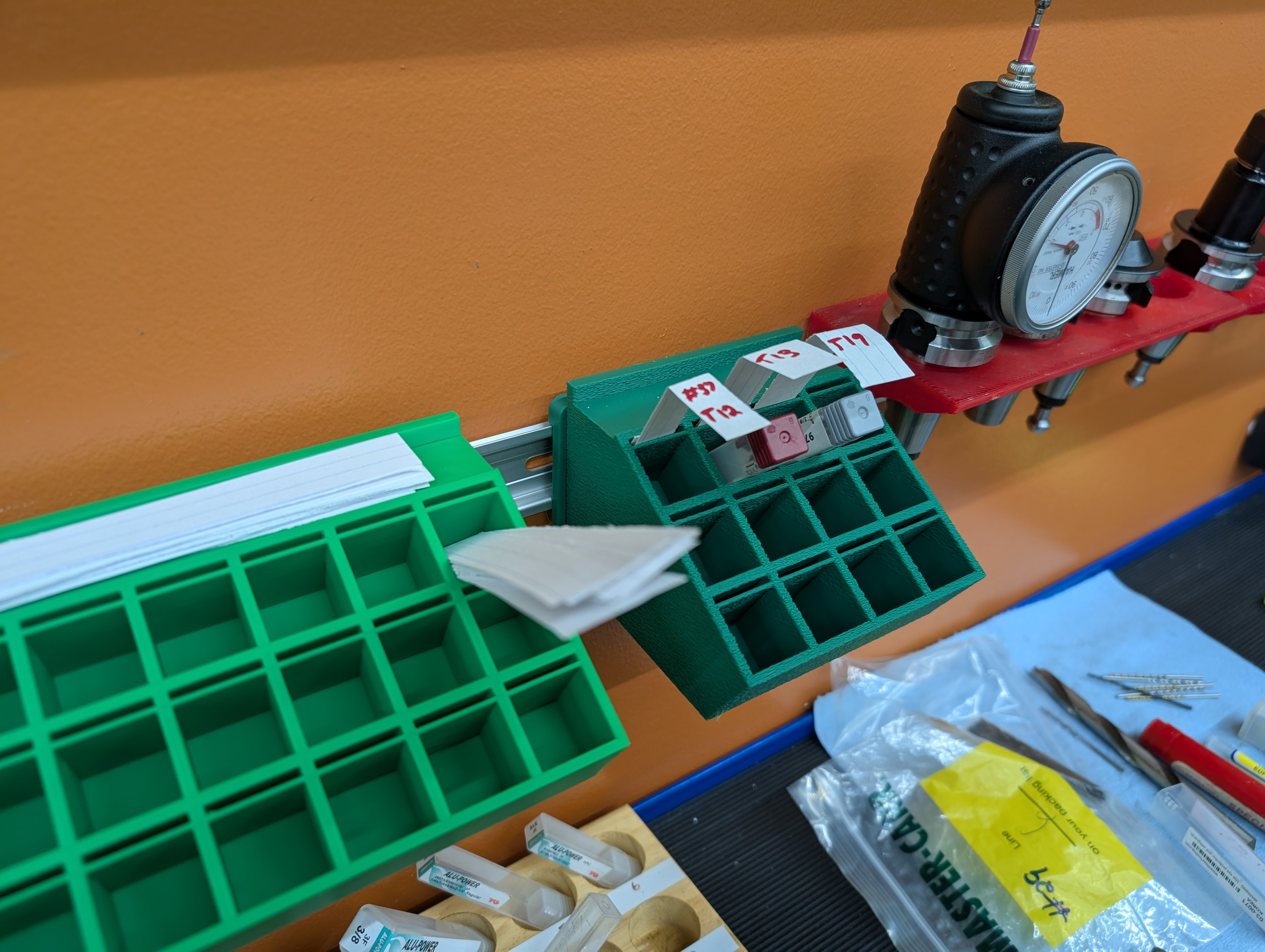 Tool Box Bin for Endmill Organization