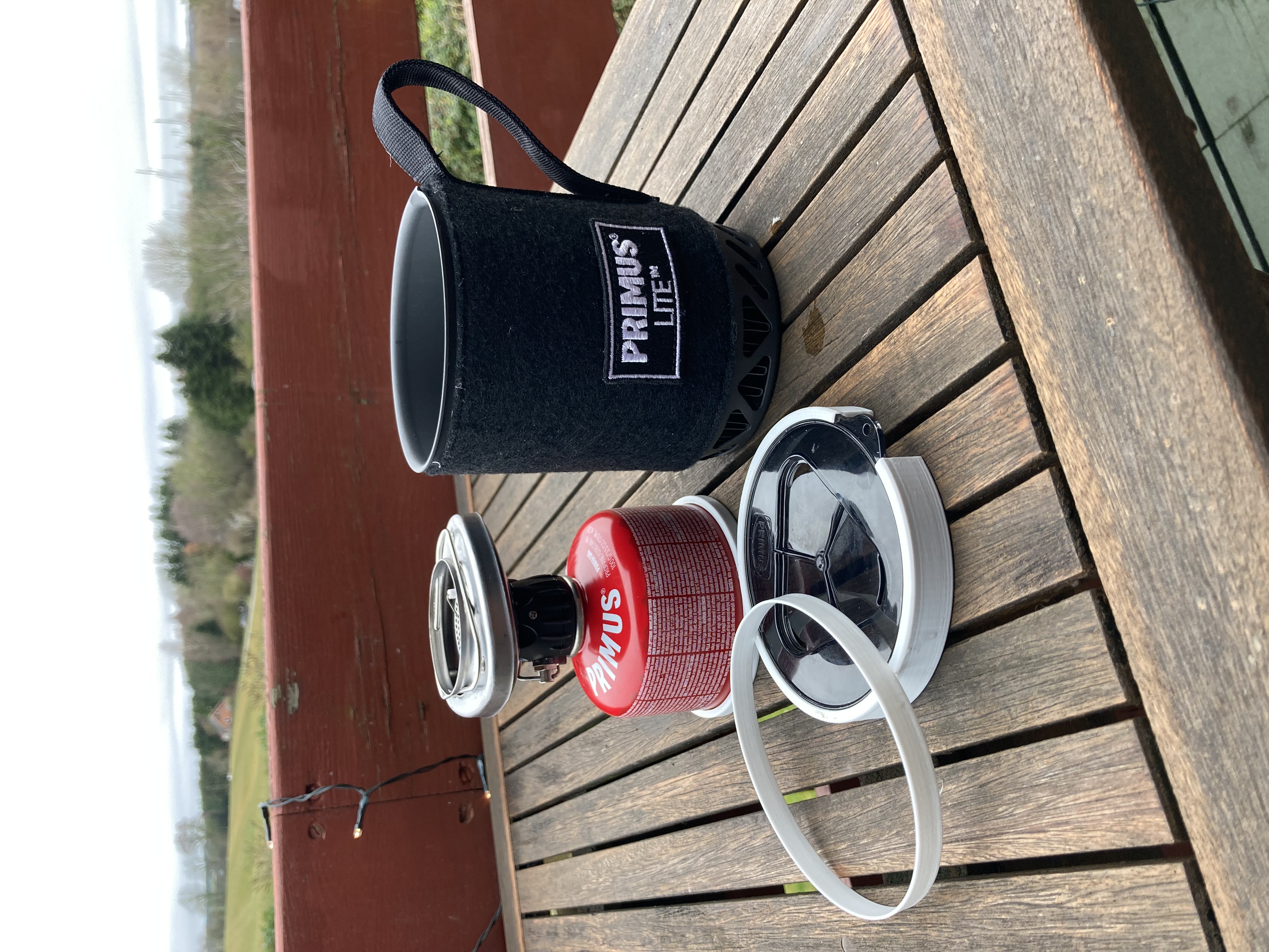Solid and Lightweight Transport Holder for PRIMUS Lite Stove