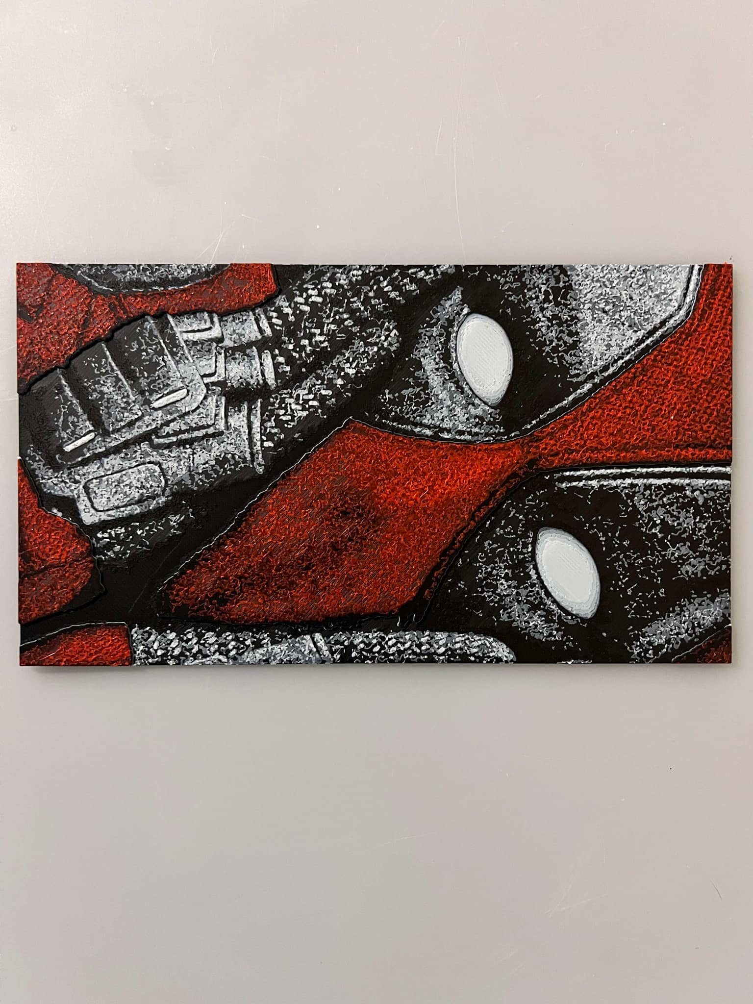 Portrait: Deadpool Closeup HueForge