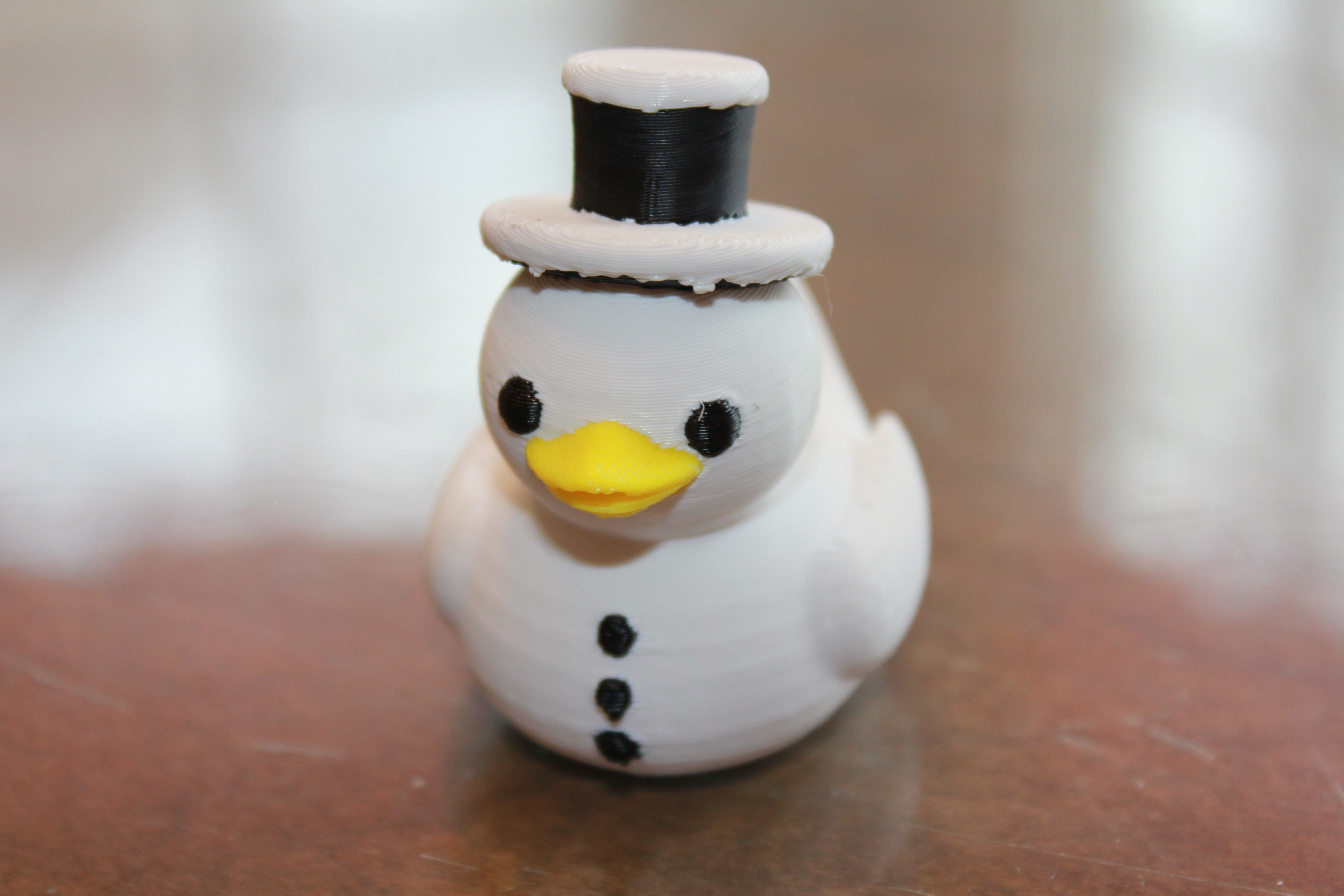 Frosty the Snow Duck