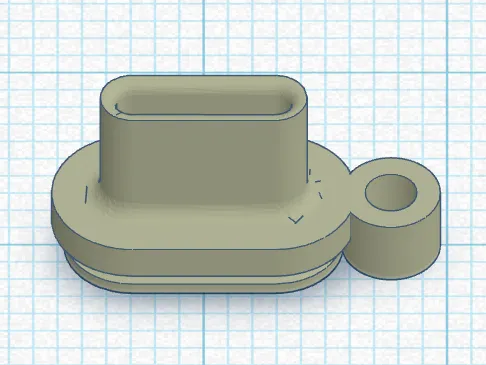 USB C cover with ring
