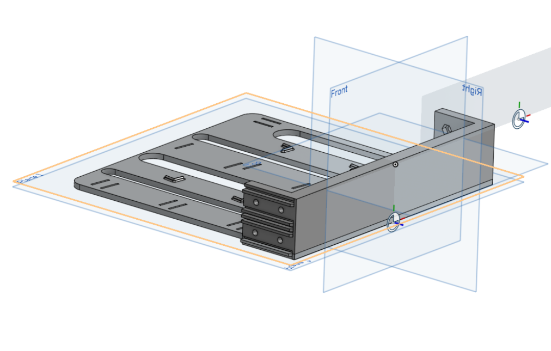ESRack power brick holder remix