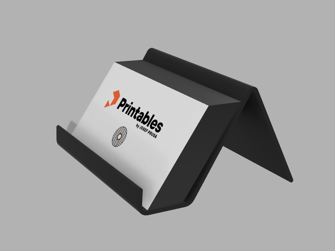 Minimalistic business card holder
