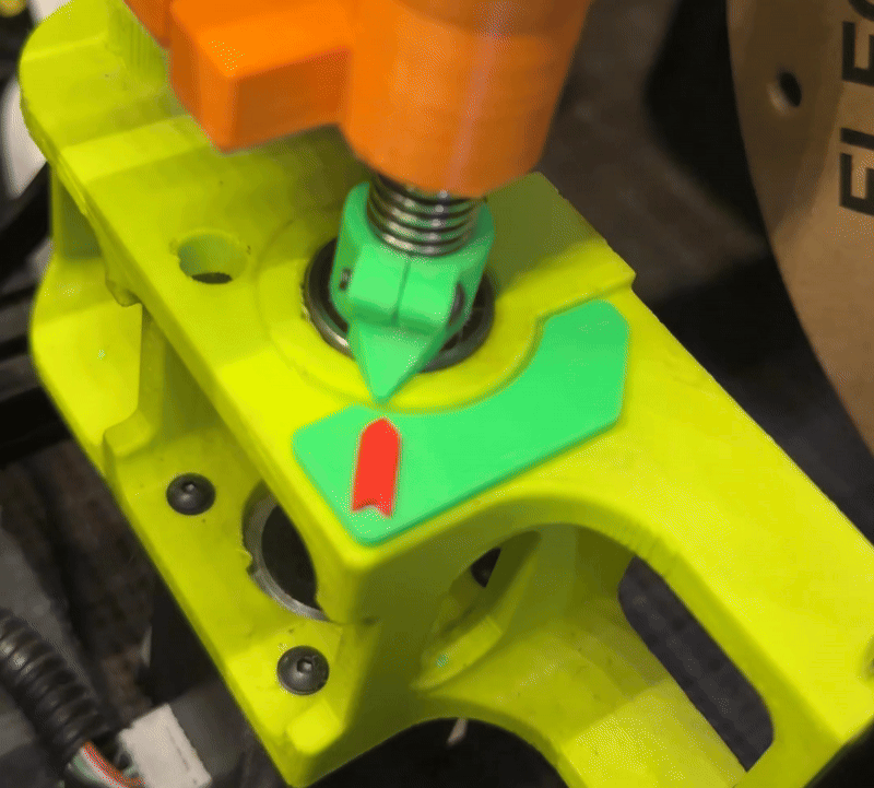 Lulzbot Taz 6 Lead Screw Pointer / Indicator