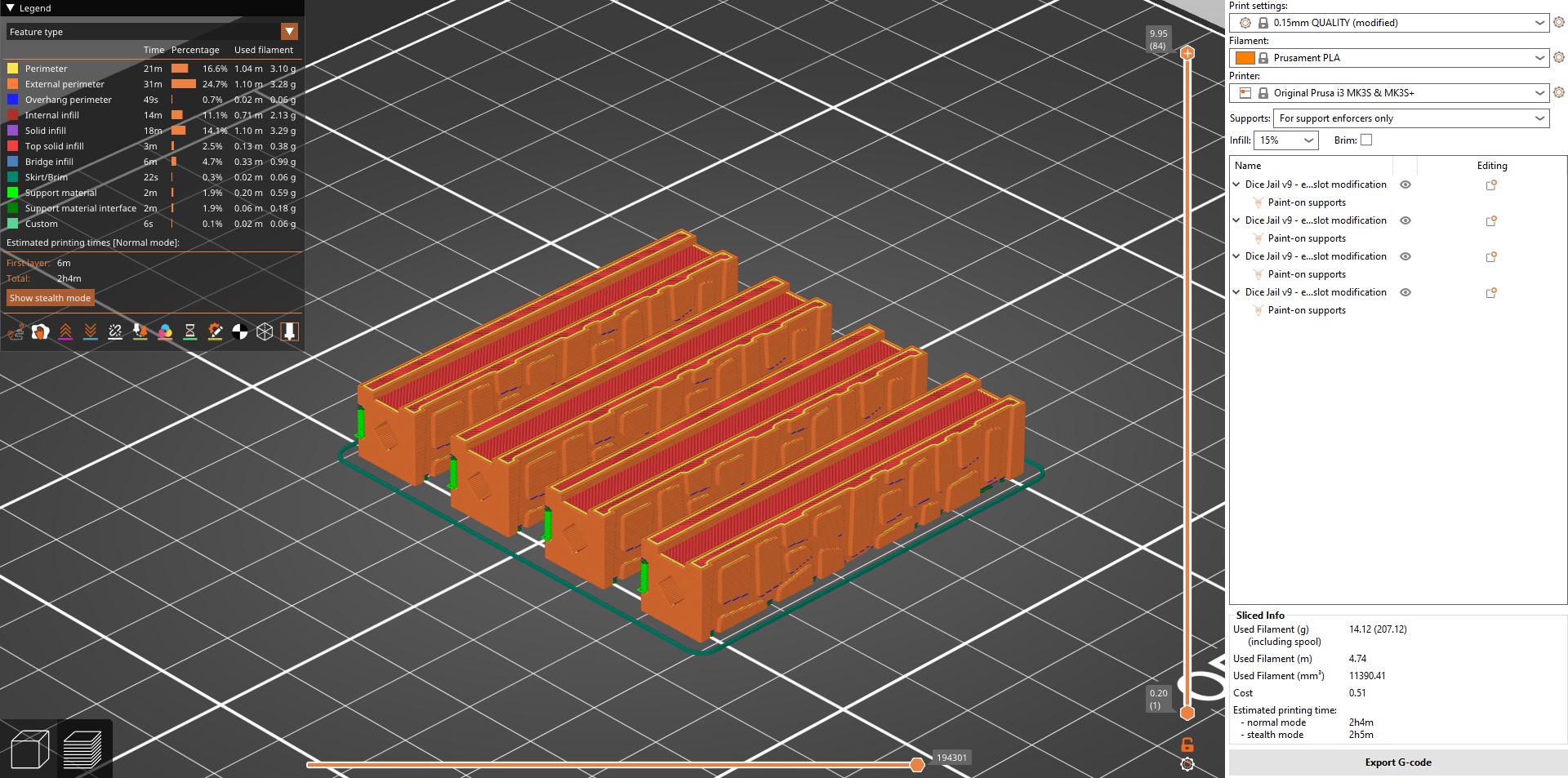 Miniatura 13 do modelo 3D Dice Jail