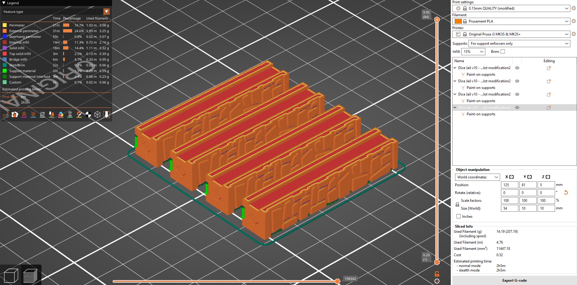 Miniatura 14 do modelo 3D Dice Jail