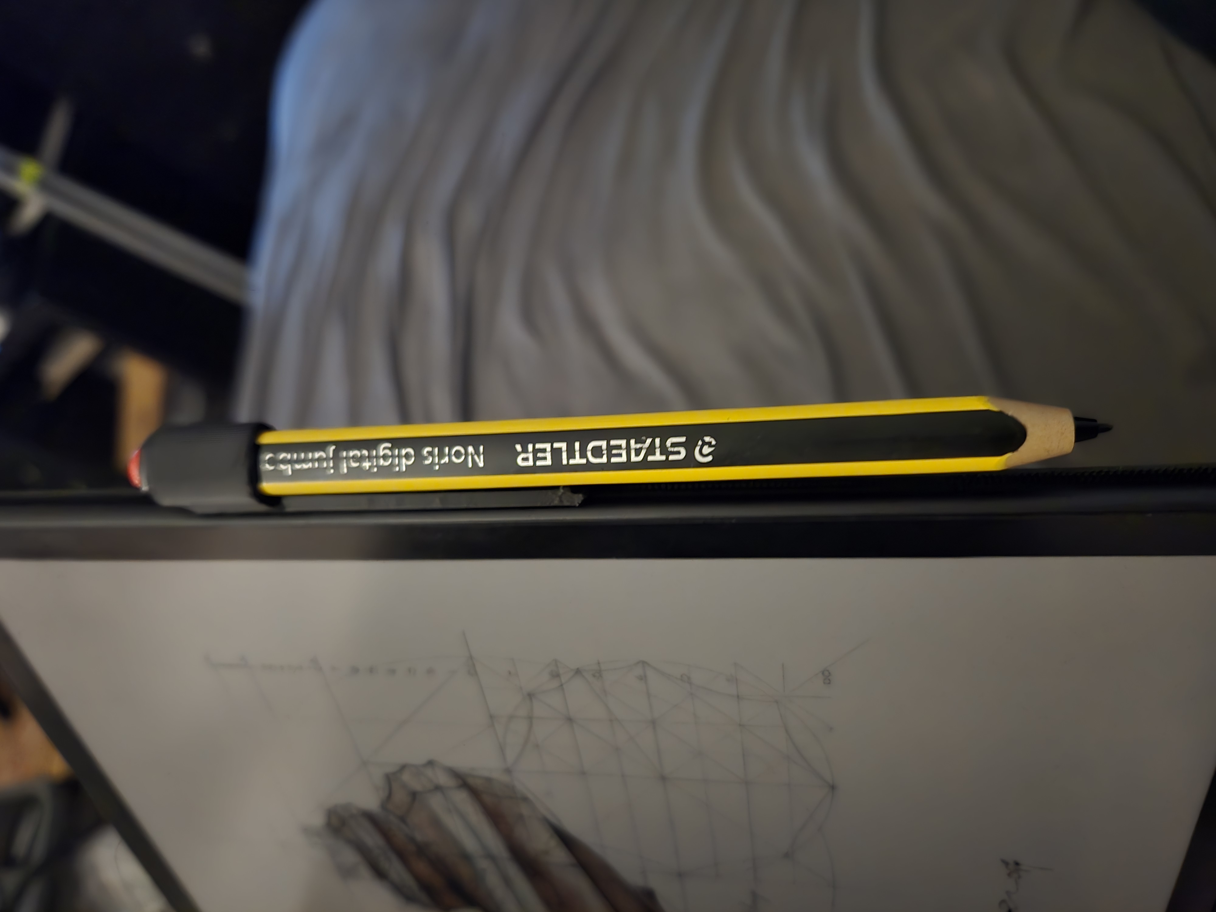 Sturdy clip for Staedtler Norris Jumbo w/ magnets (updated!)