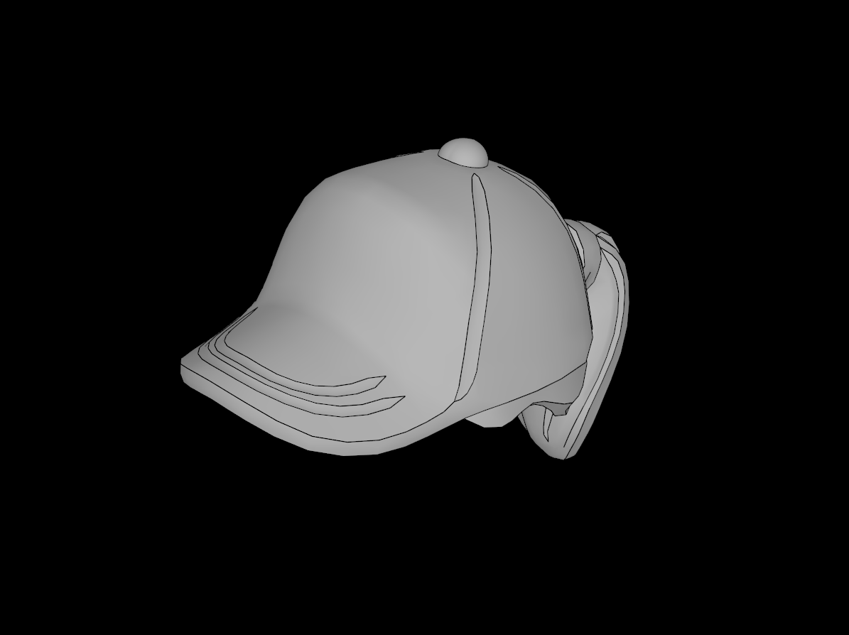 Lego Compatible (35660.dat) Minifig Hair with Ponytail and Baseball Cap