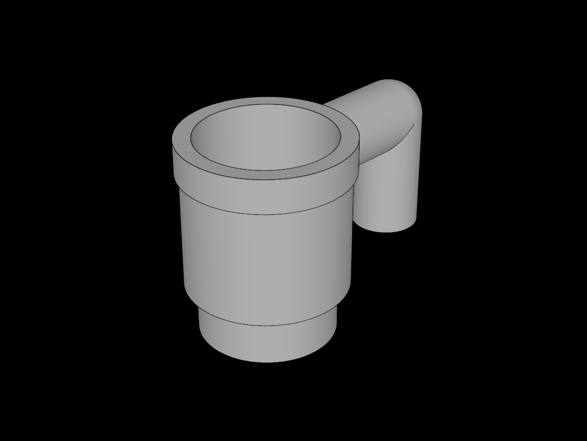 Lego Compatible (3899.dat) Minifig Cup