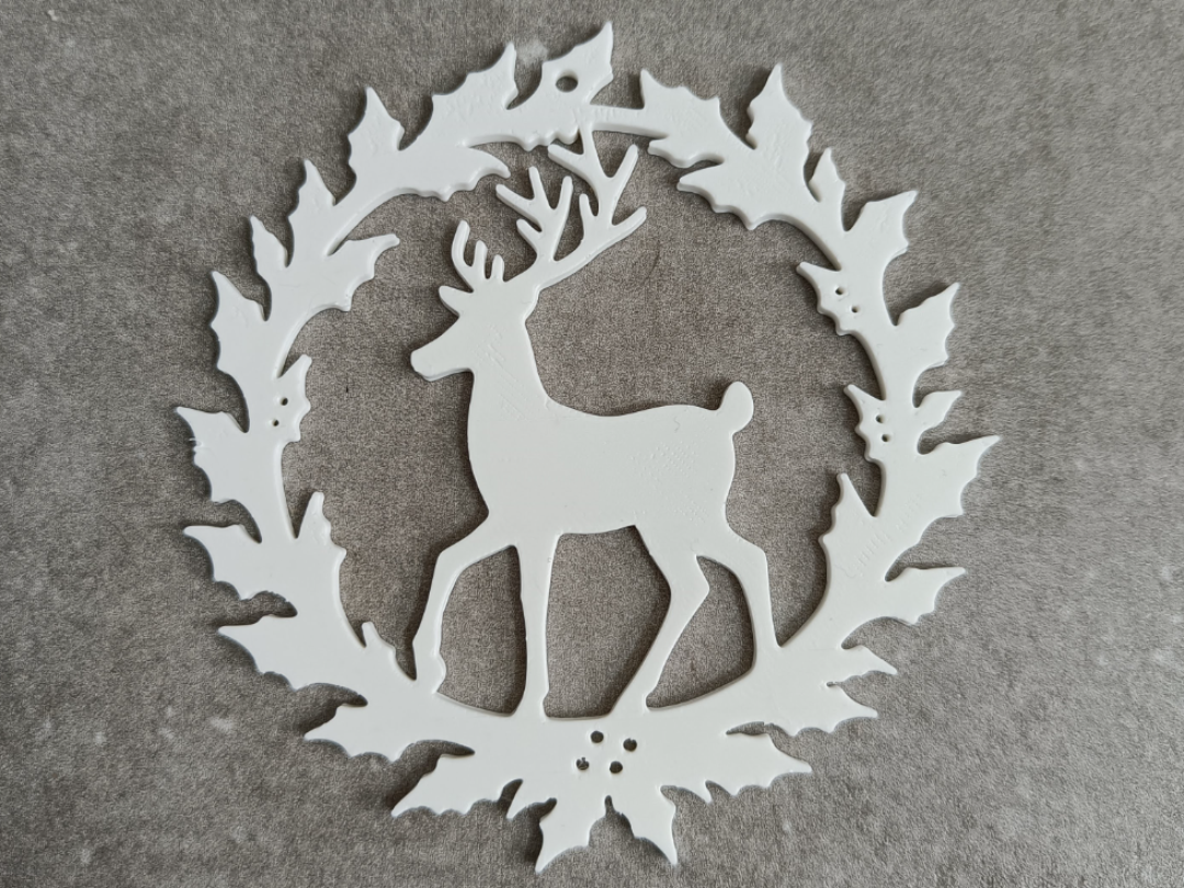 Reindeer Christmas ornament