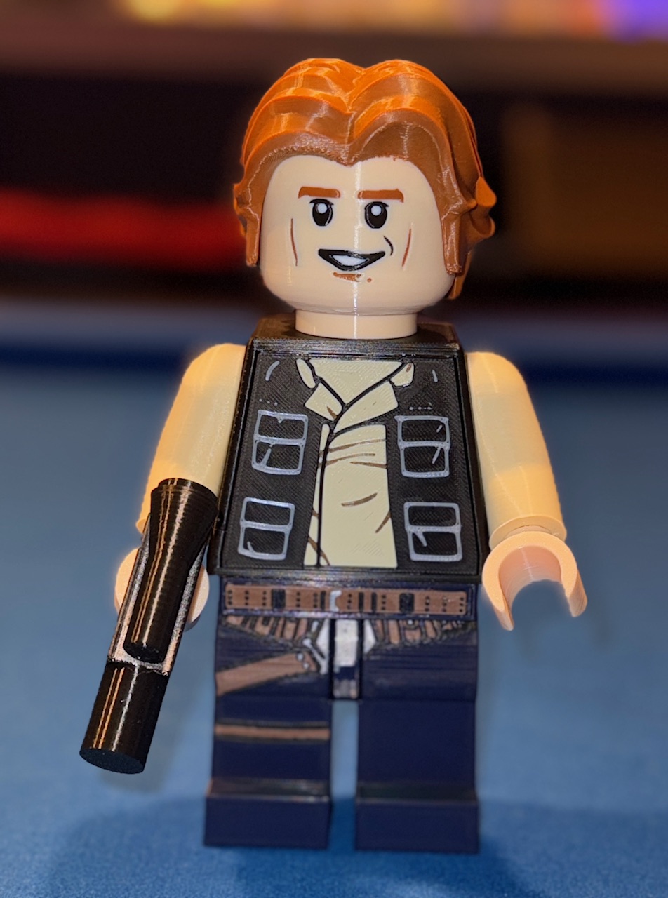 Star Wars Han Solo Brick MegaFigure (5:1 Scale)