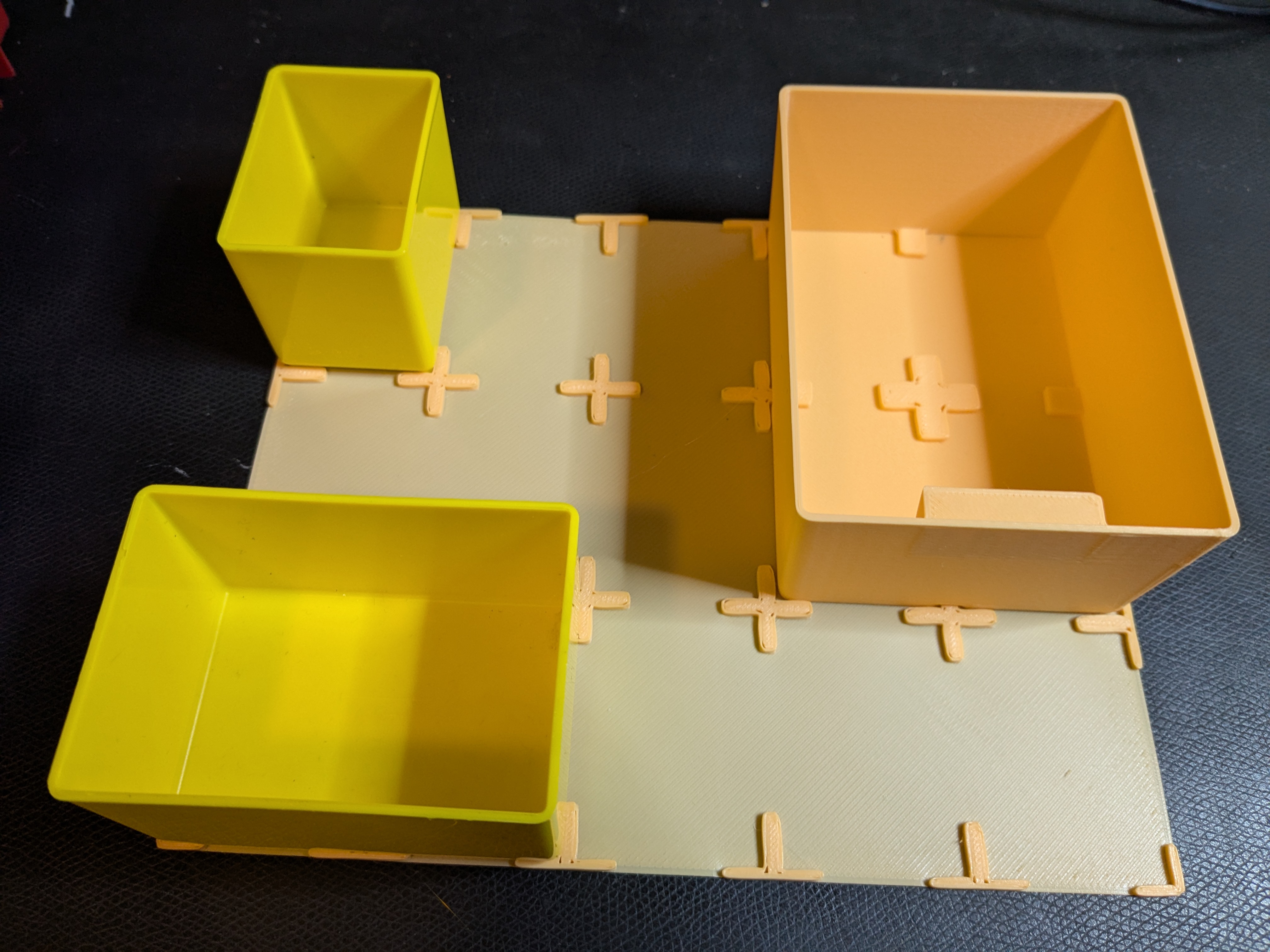 Fully Parametric Drawer Grid Inlay for Raaco Assorter 55 - SCAD Design