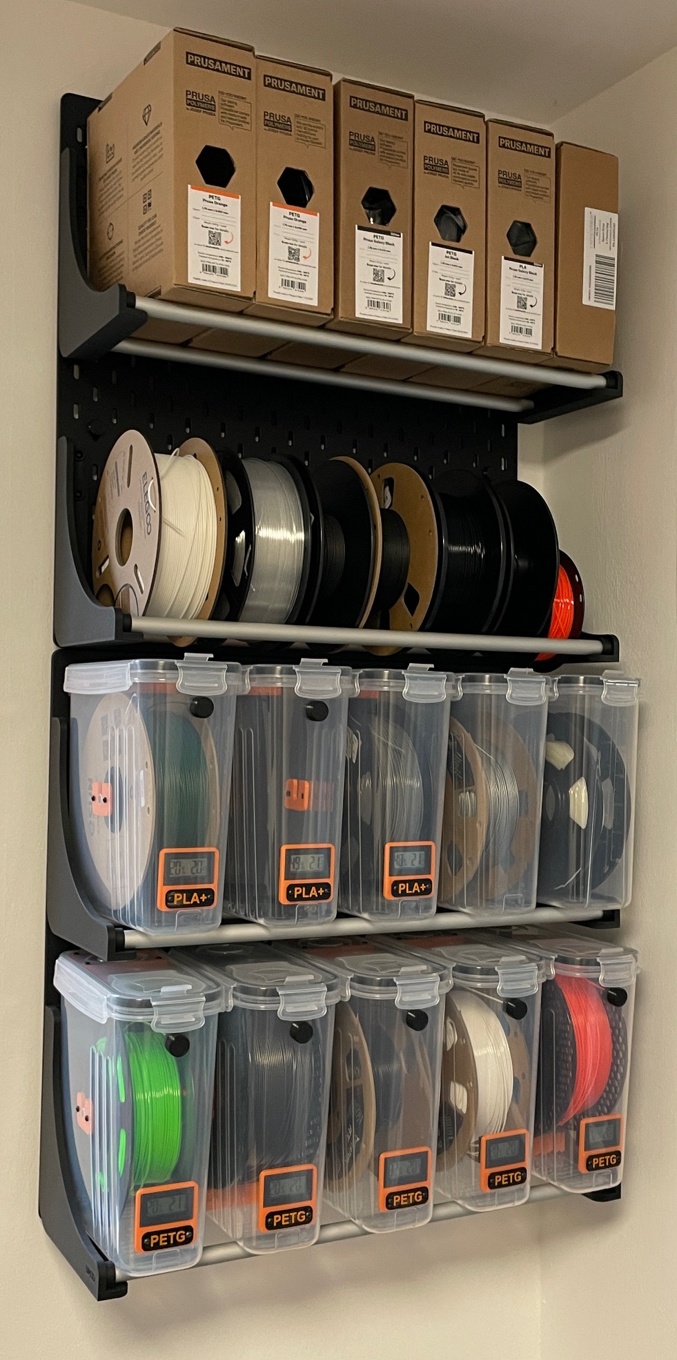 Ikea Skadis Filament Rack