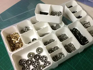 Screw Box / Modular storage system by Michael, Download free STL model