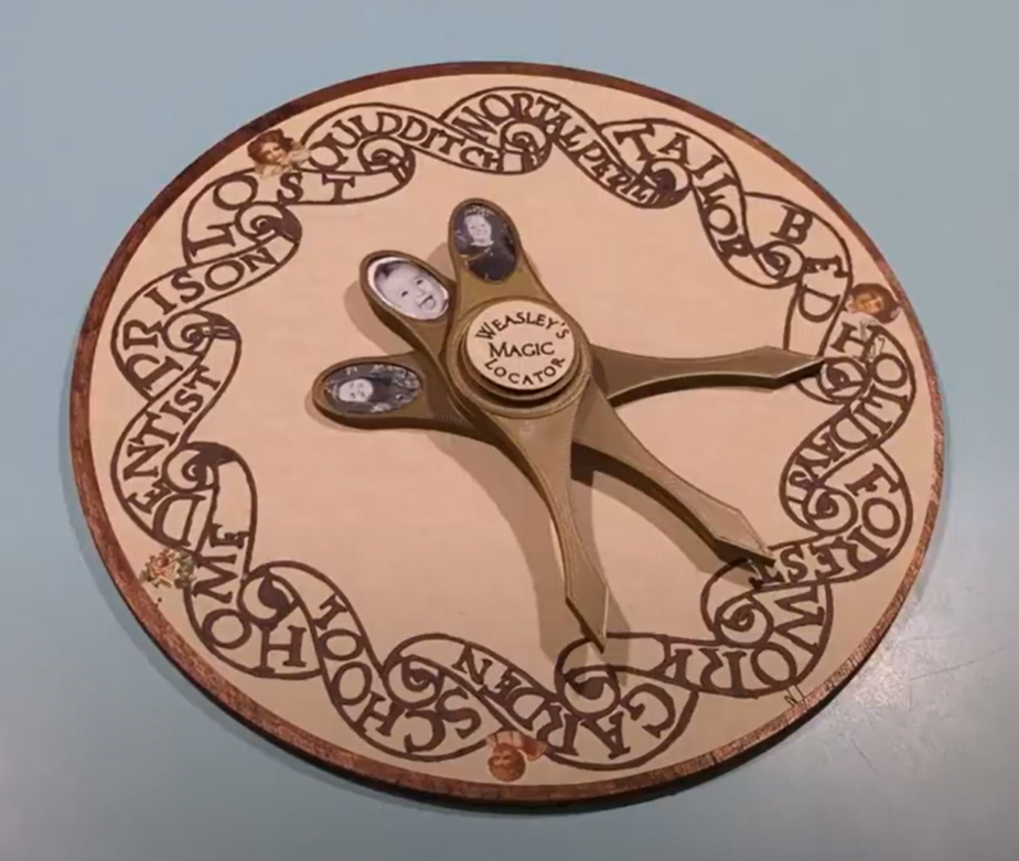 Weasley Location Clock
