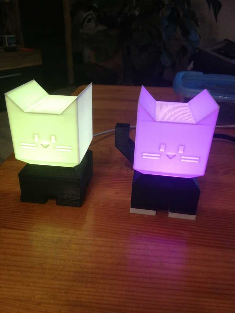 Illumination Cat Duet by Ente | Download free STL model | Printables.com