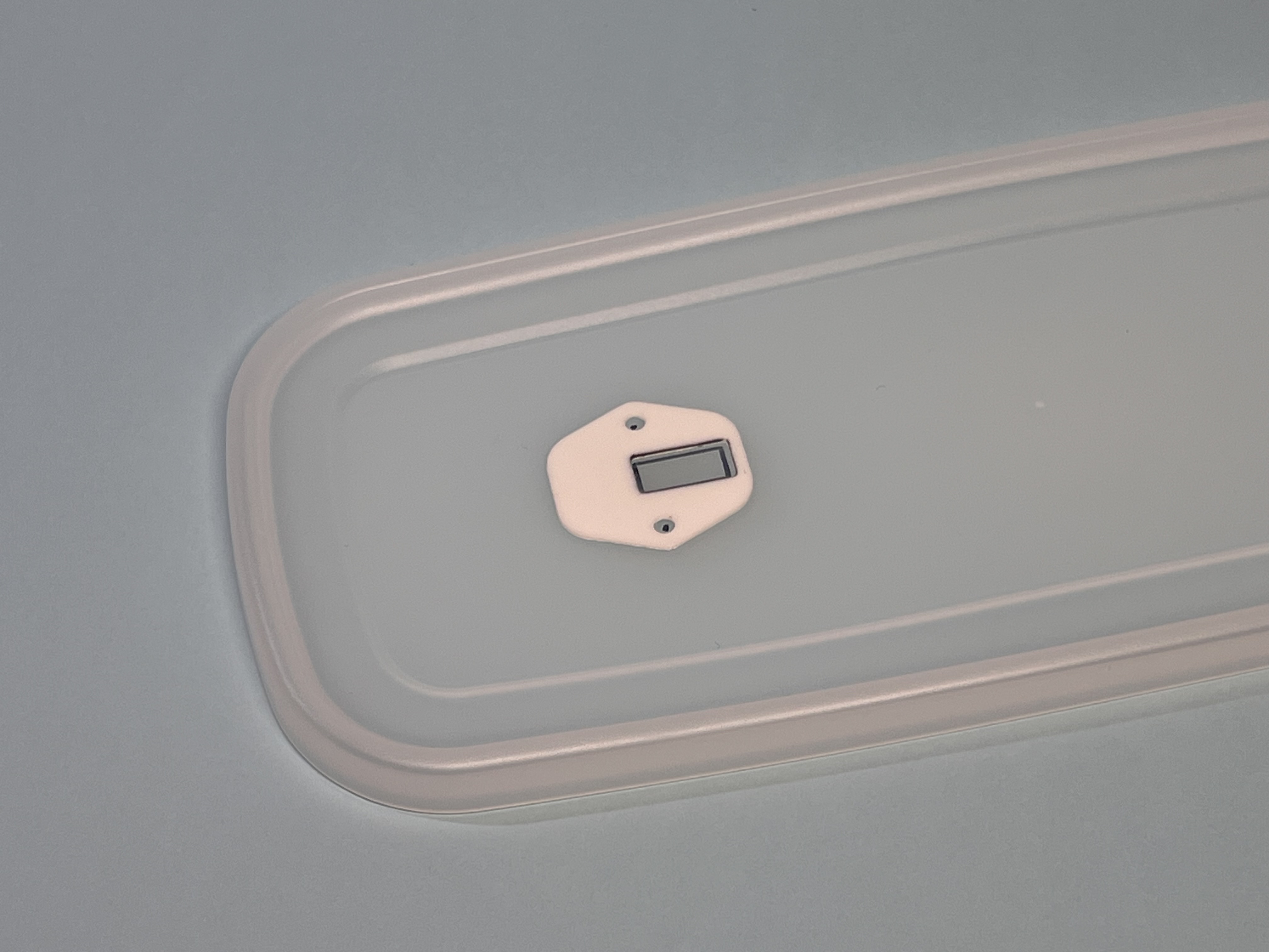 Footprint pattern paper for Outlet with M6 PTFE fitting for filament container