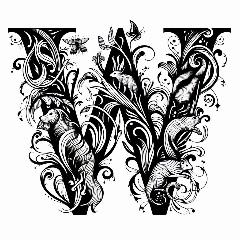 Letter W