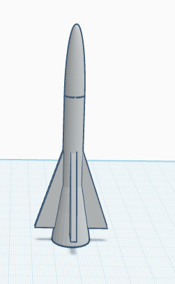 Simple toy rocket