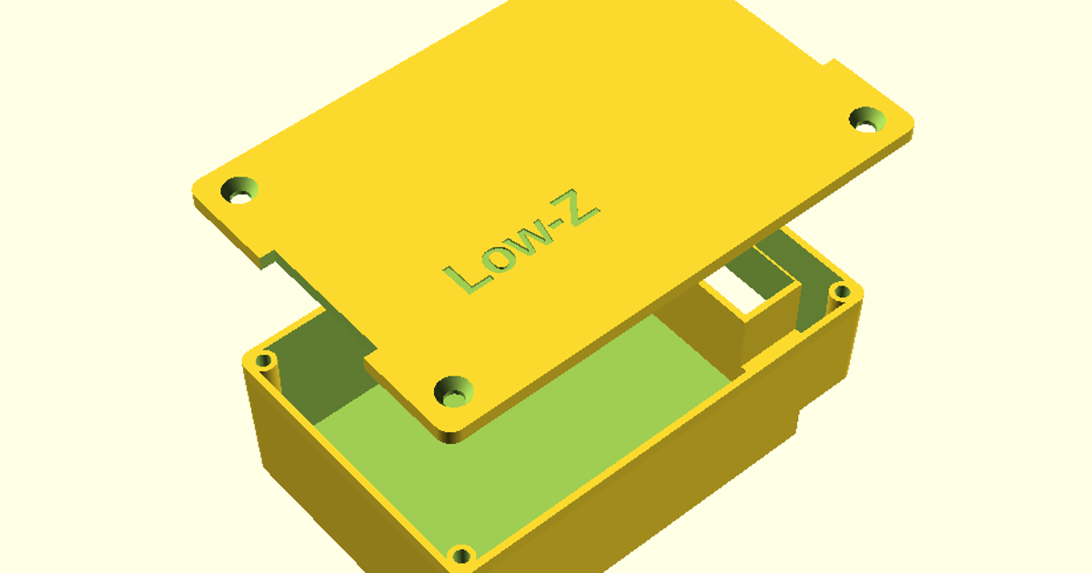 MPX 3000 series RF module container by Low-Z | Download free STL model ...