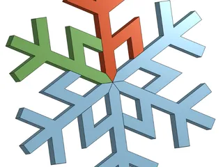 snowflake by Overblown1513 | Download free STL model | Printables.com