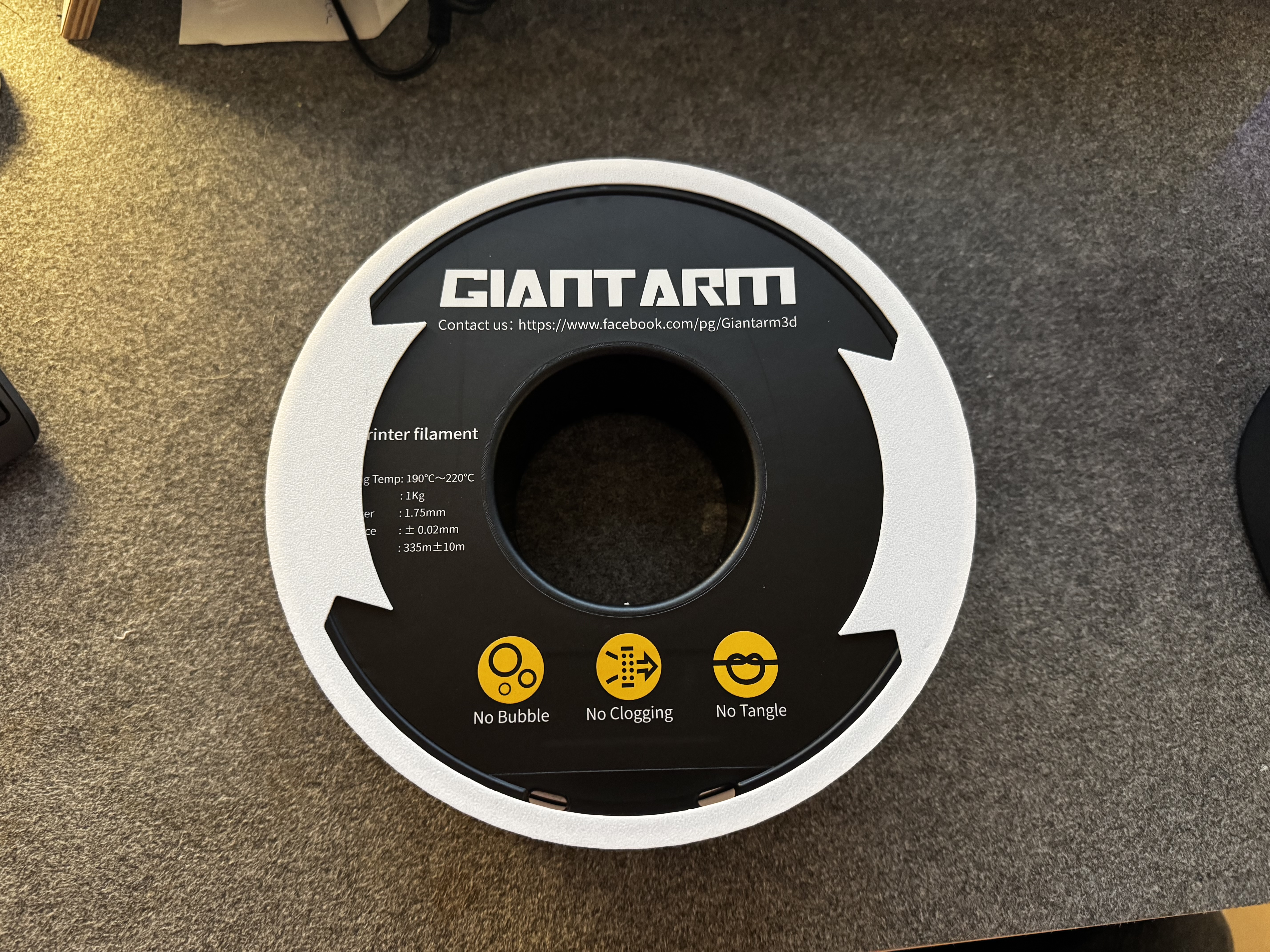 Cardboard Spool Ring Adapter für Giantarm Spulen im CFS