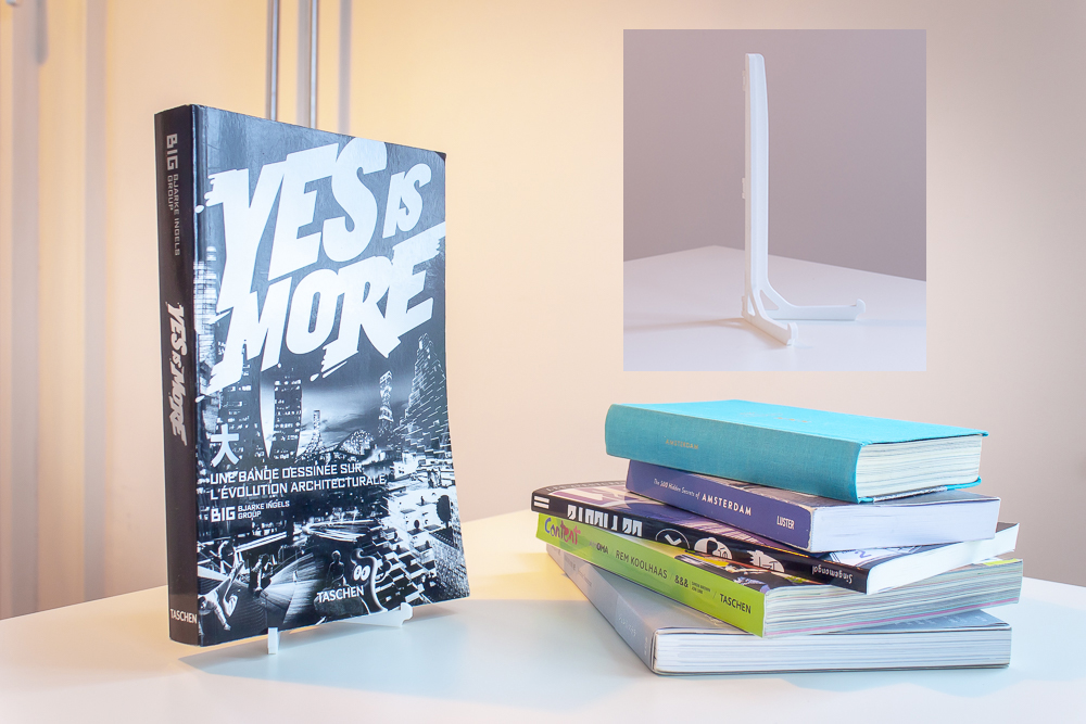 Hinged Book and Picture Display Stand (print in place) - Easy and quick - Functional - Print-in-place