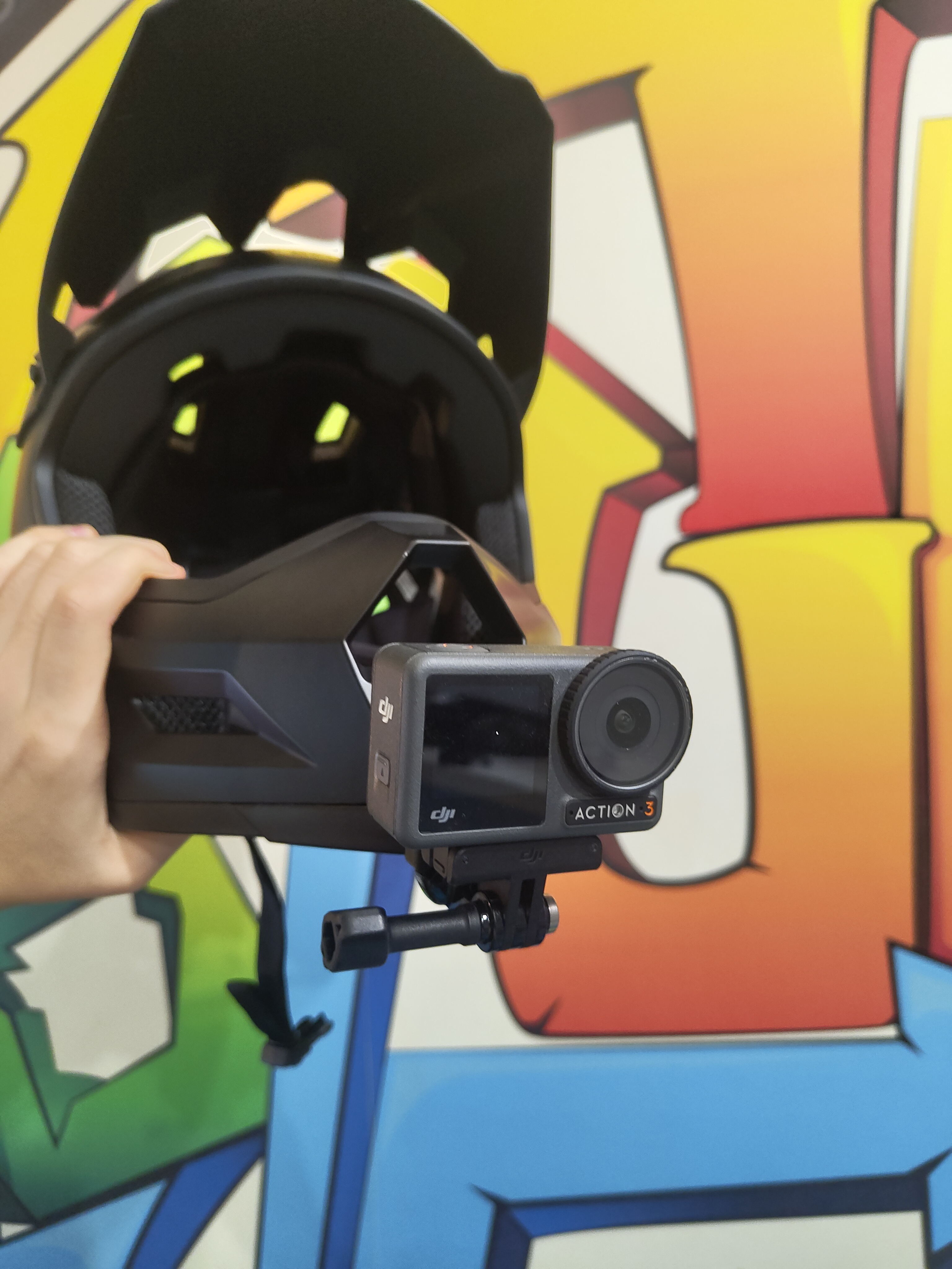 Bell sanction 2 chin mount.