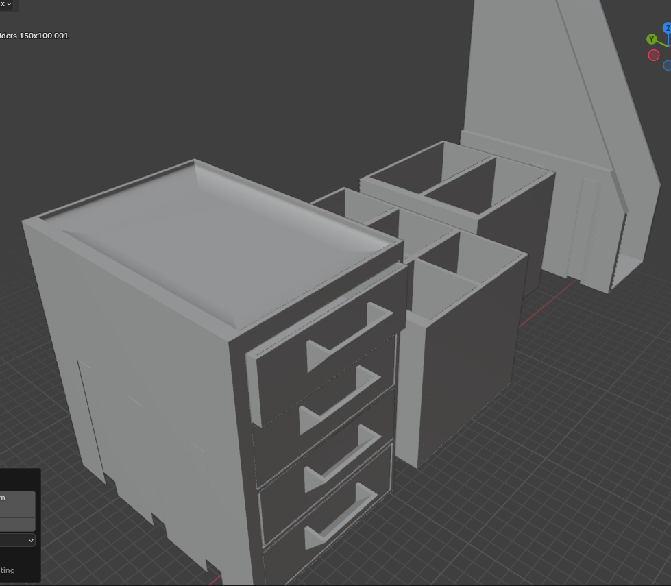 Miniatura 2 do modelo 3D MODULAR DESK ORGANISER