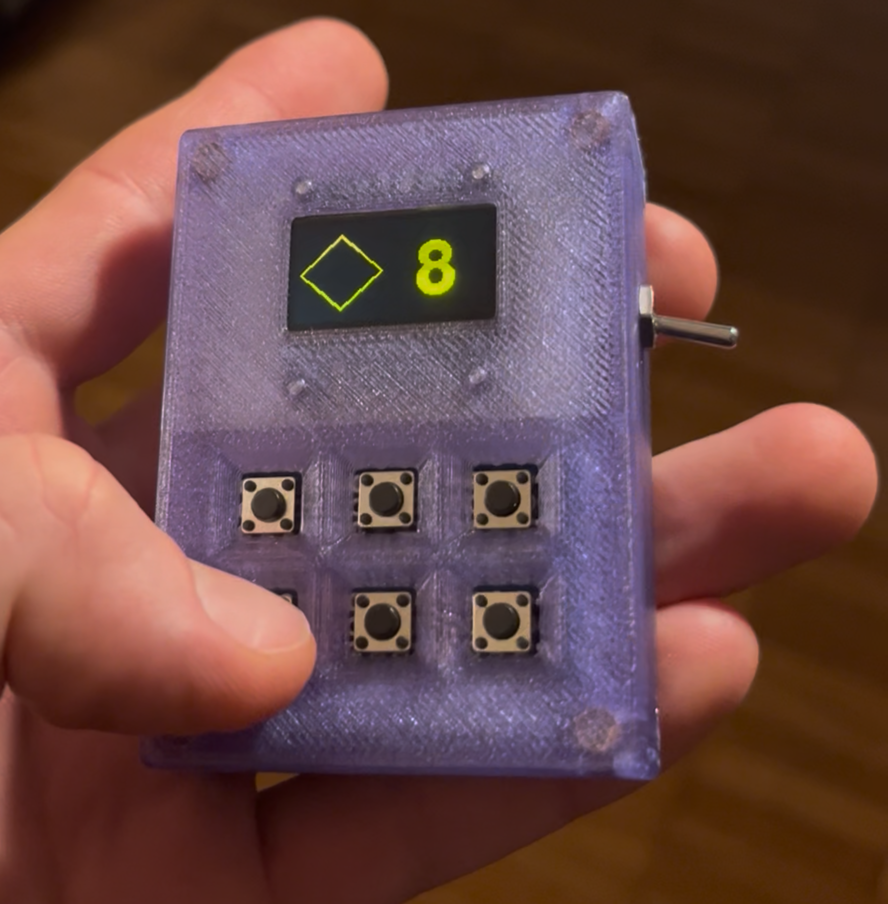 Miniatura 2 do modelo 3D Electronic Dice Set Case
