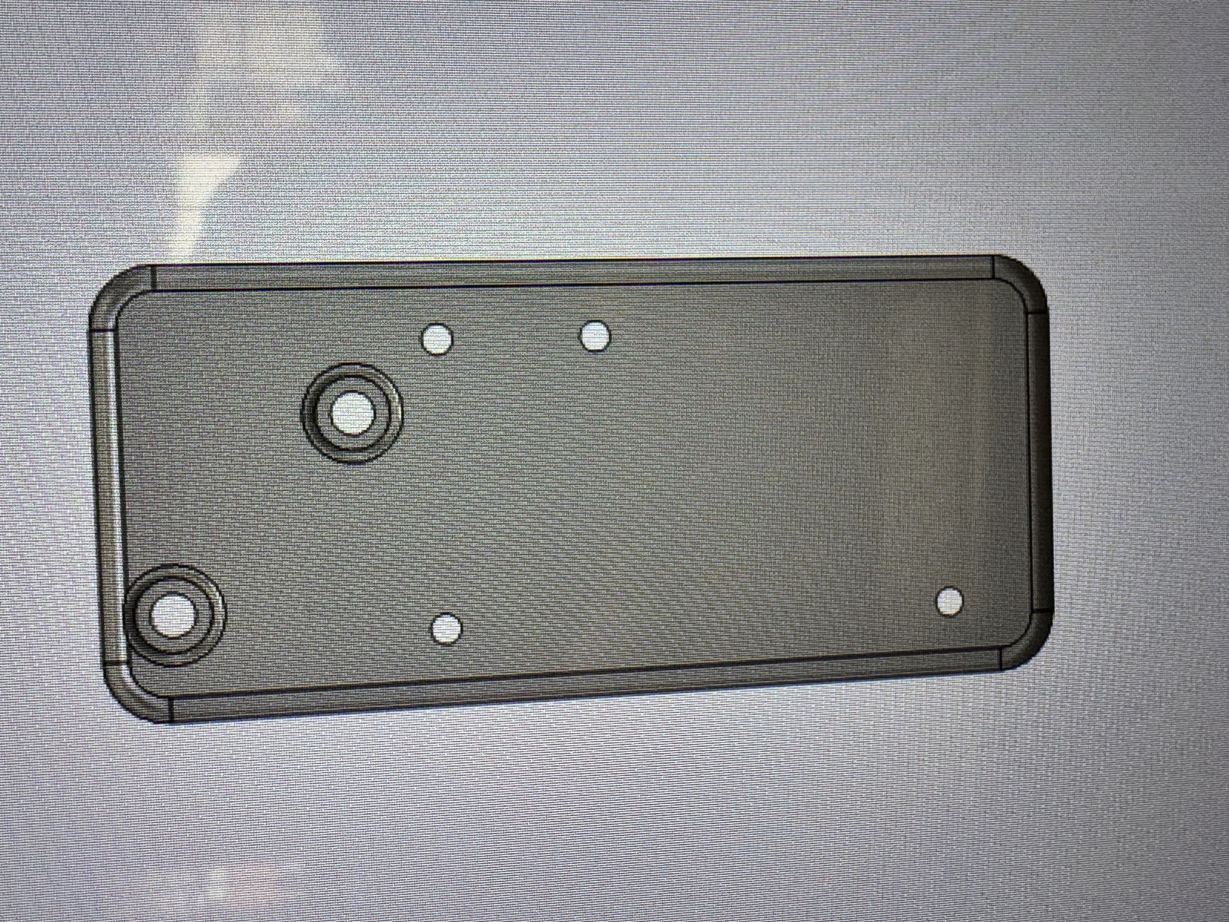 Miniatura 2 do modelo 3D Runout Sensor Mounting Block