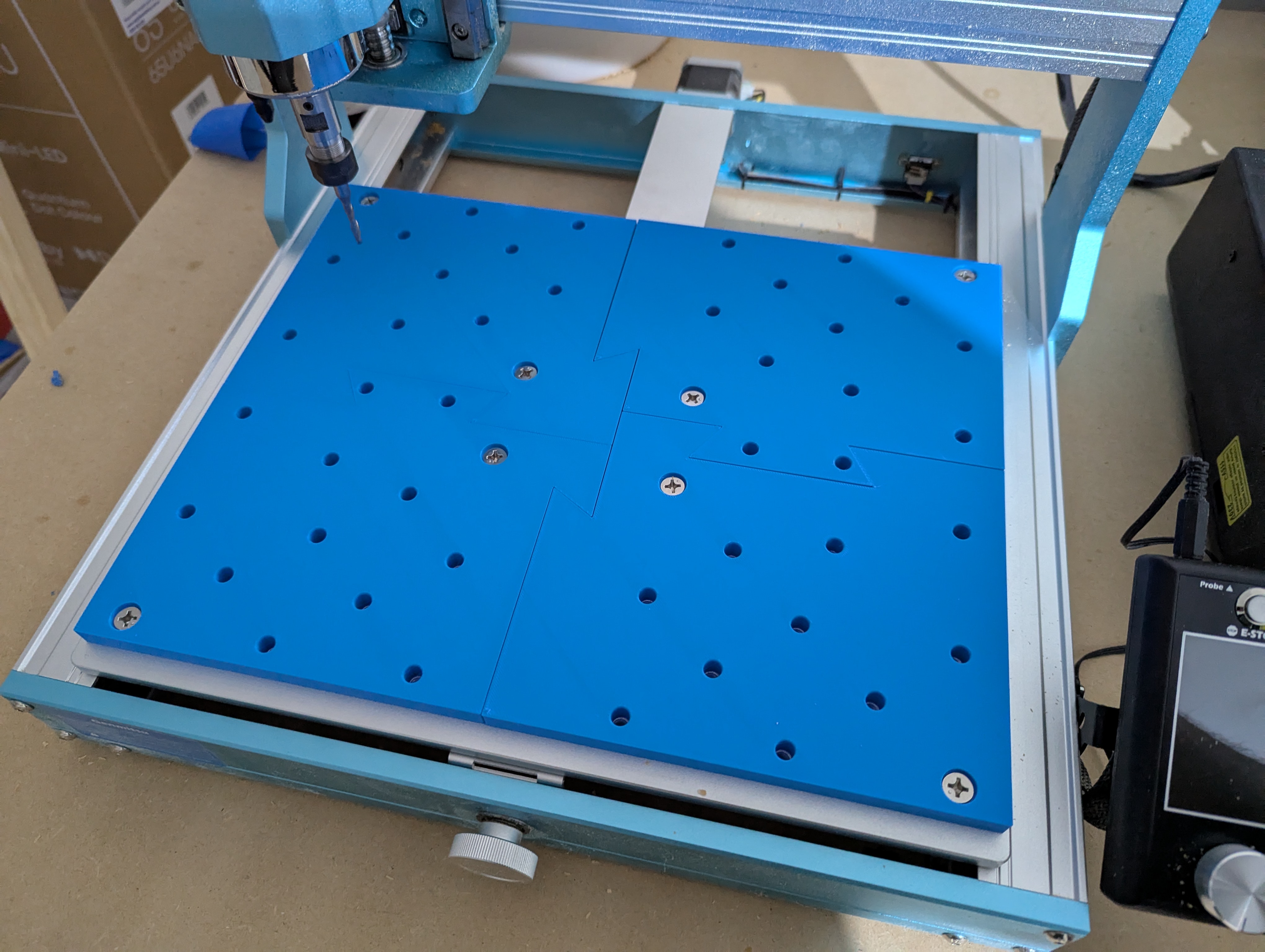 Modular Printable Spoilboard for 3030-PROVer MAX CNC