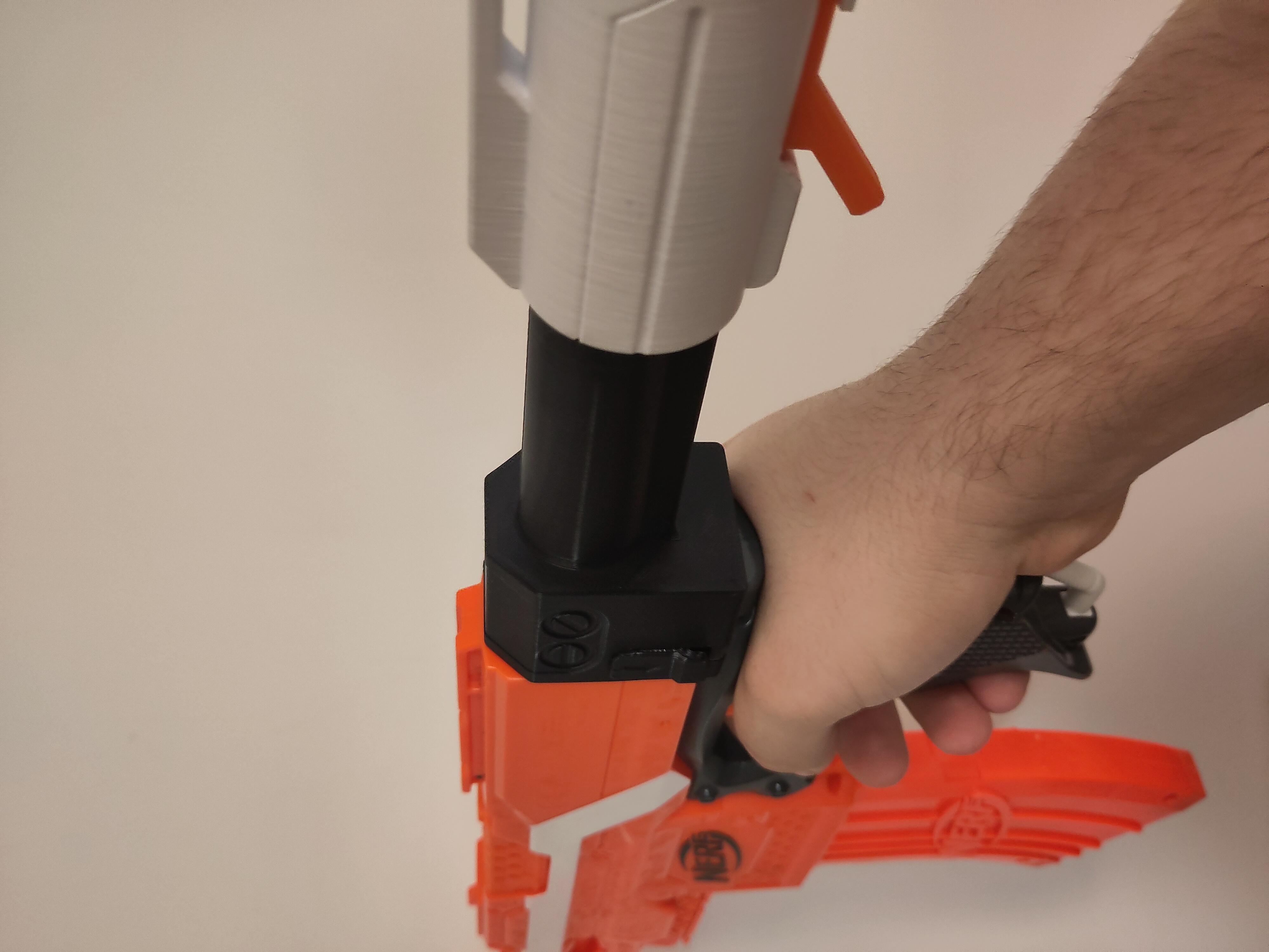N-Strike to buffer tube stock adapter