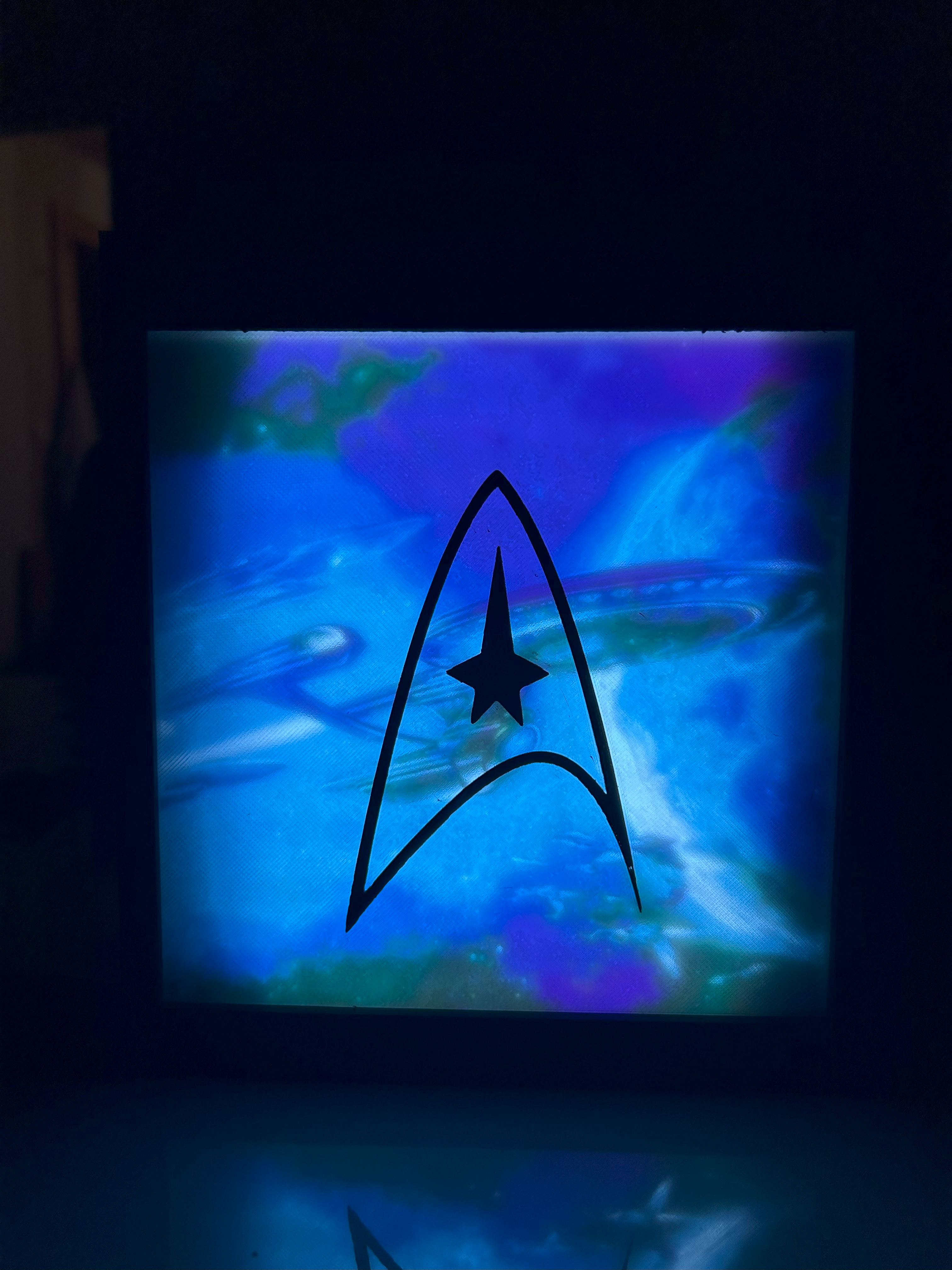 Lightbox Star Trek Enterprise litho color