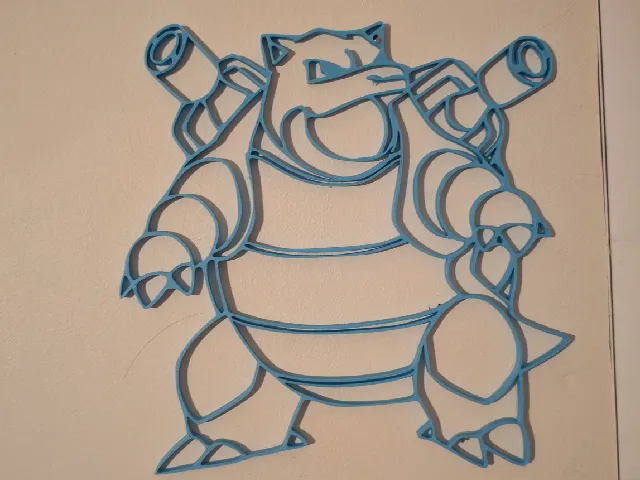 POKEMON BLASTOISE WALL