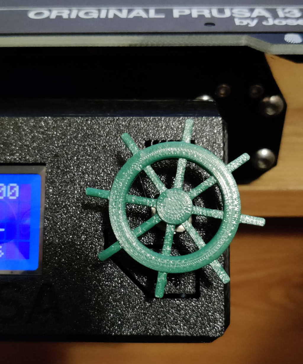 Prusa Ship's Wheel Control Knob for MK3S