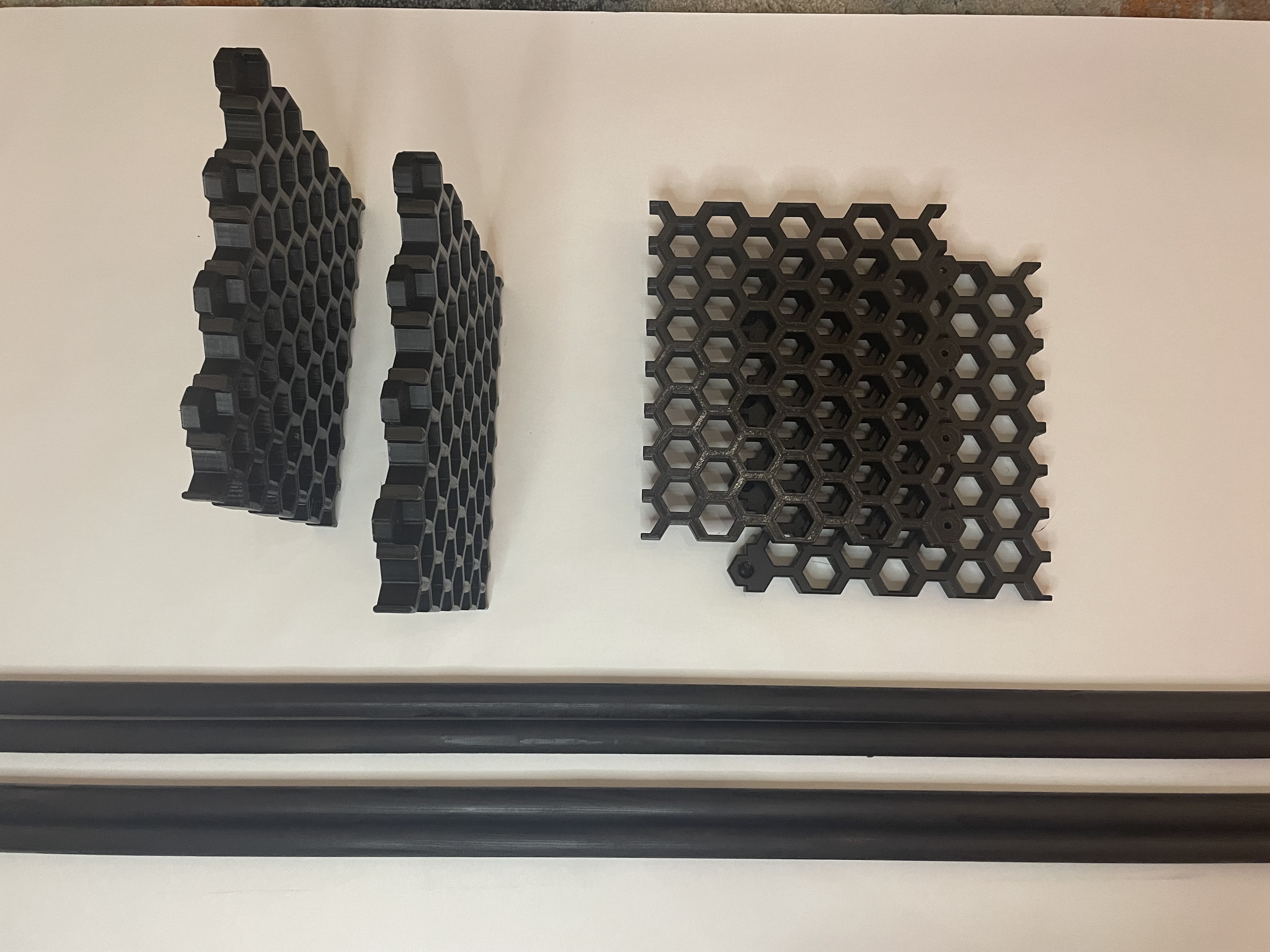 Modular Hexagonal Organizer - Shoe Rack and Spool Holder — miniatura 3