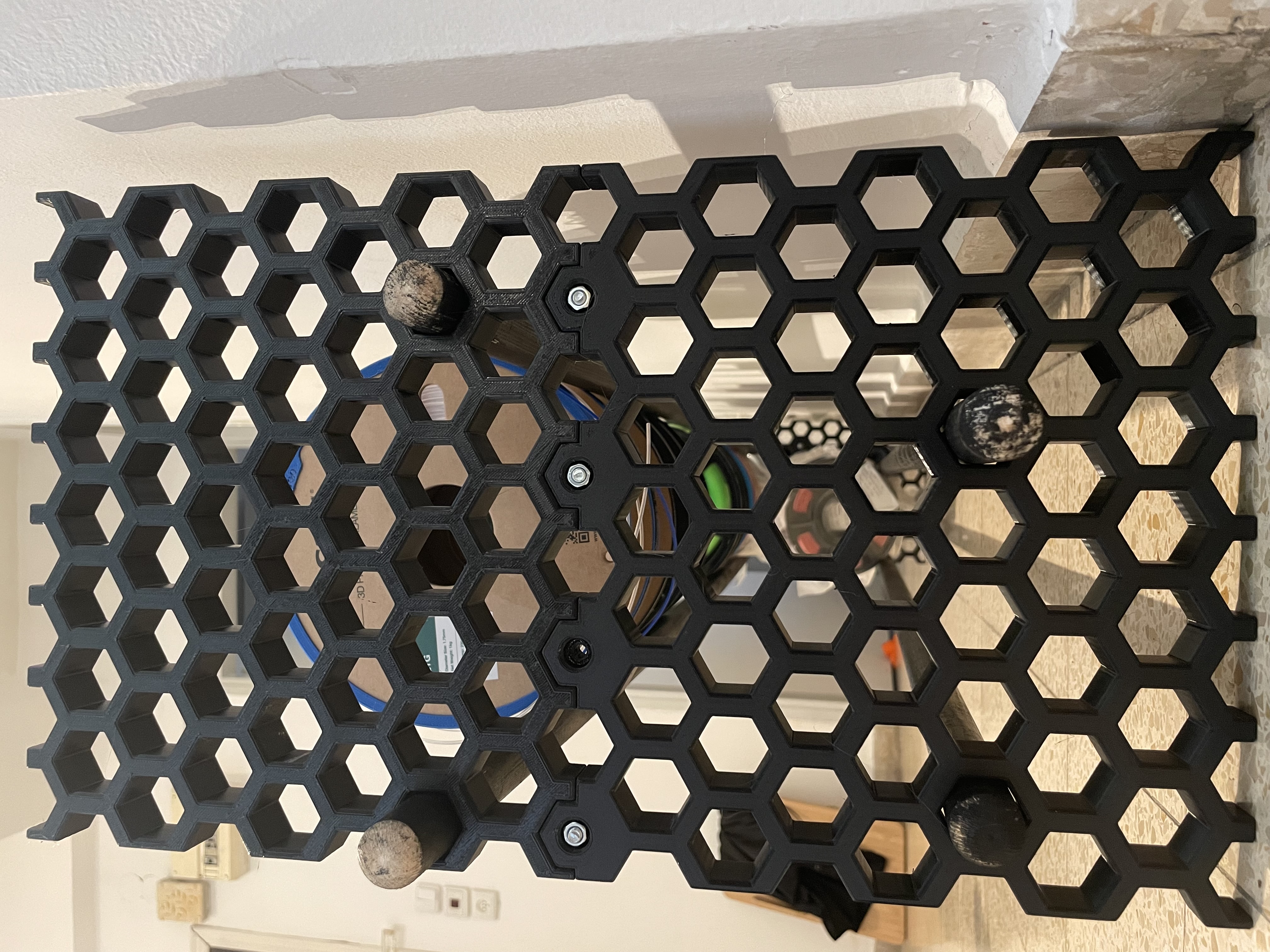 Modular Hexagonal Organizer - Shoe Rack and Spool Holder — miniatura 4