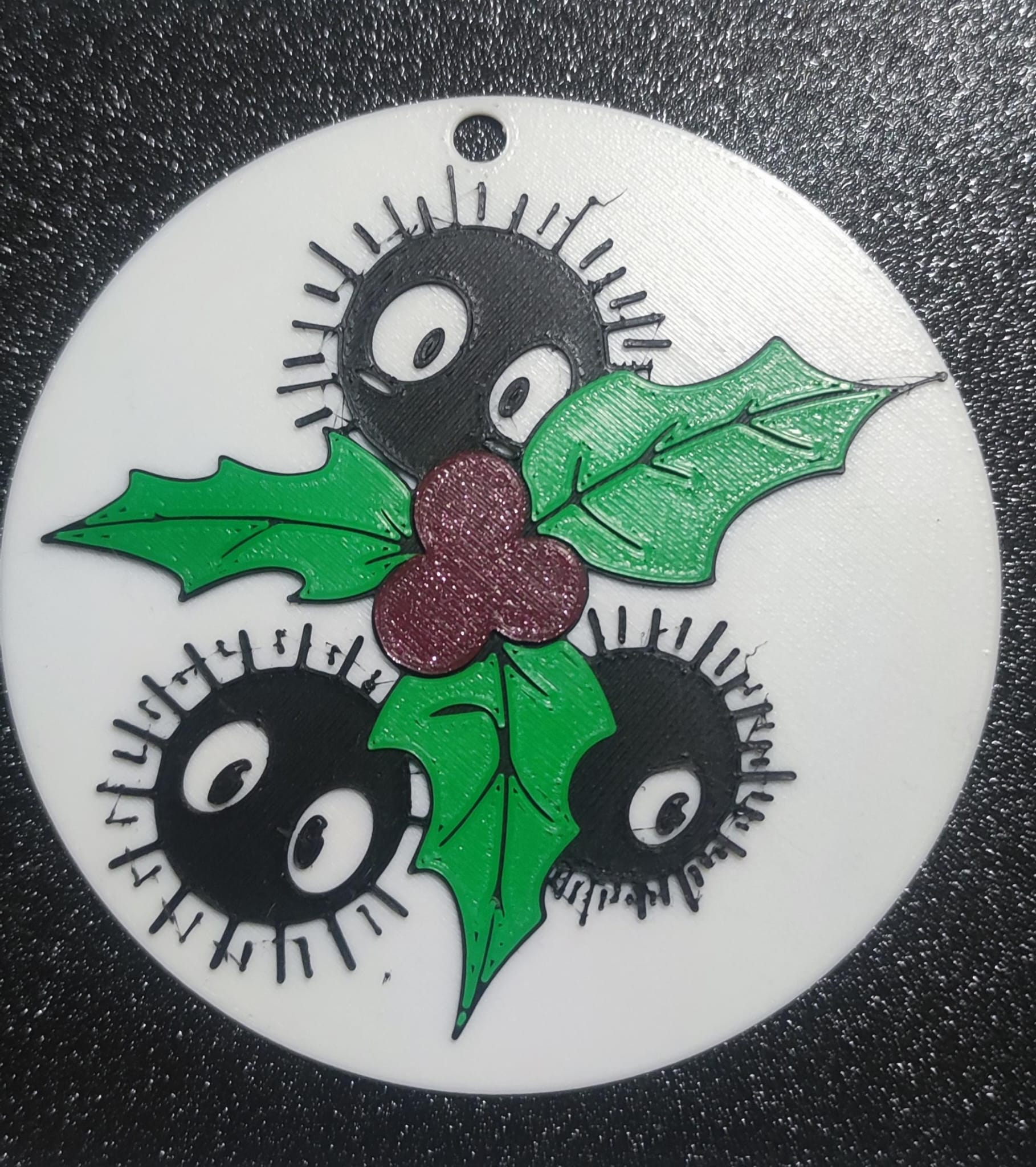 Calcifer, No Face, and Soot Sprites - Unique Christmas Ornaments