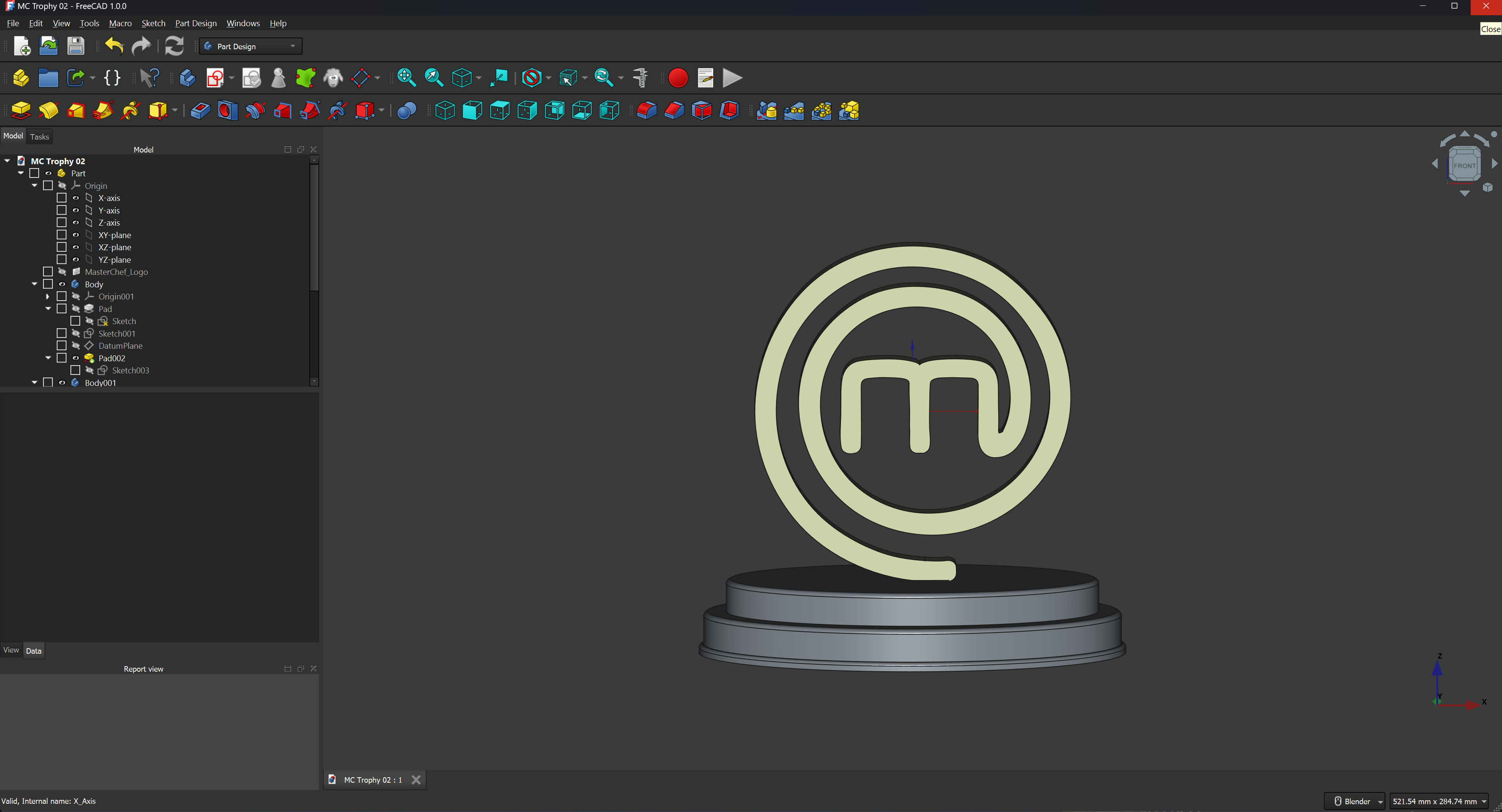 Miniatura 4 do modelo 3D Masterchef Trophy