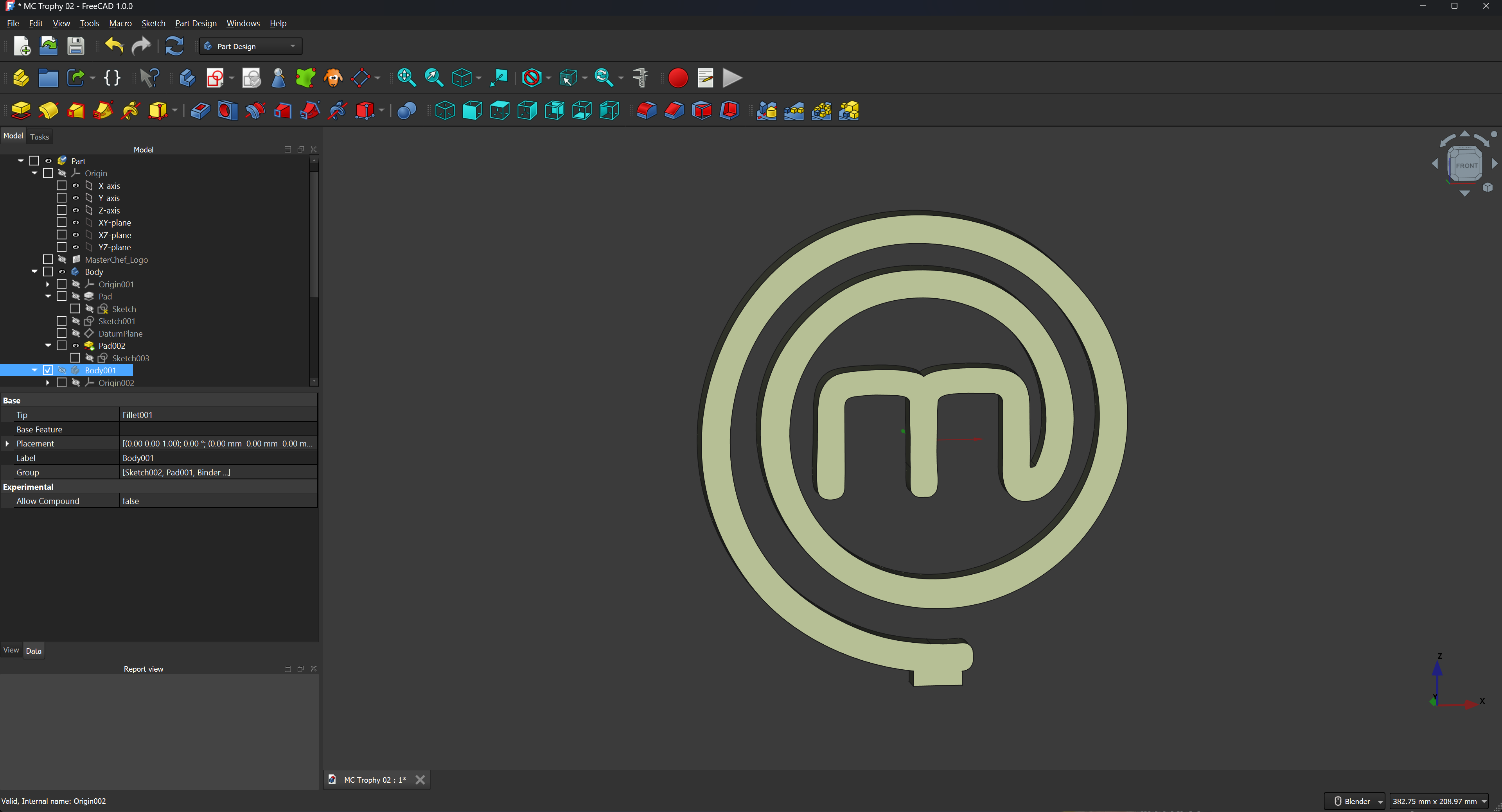 Miniatura 5 do modelo 3D Masterchef Trophy